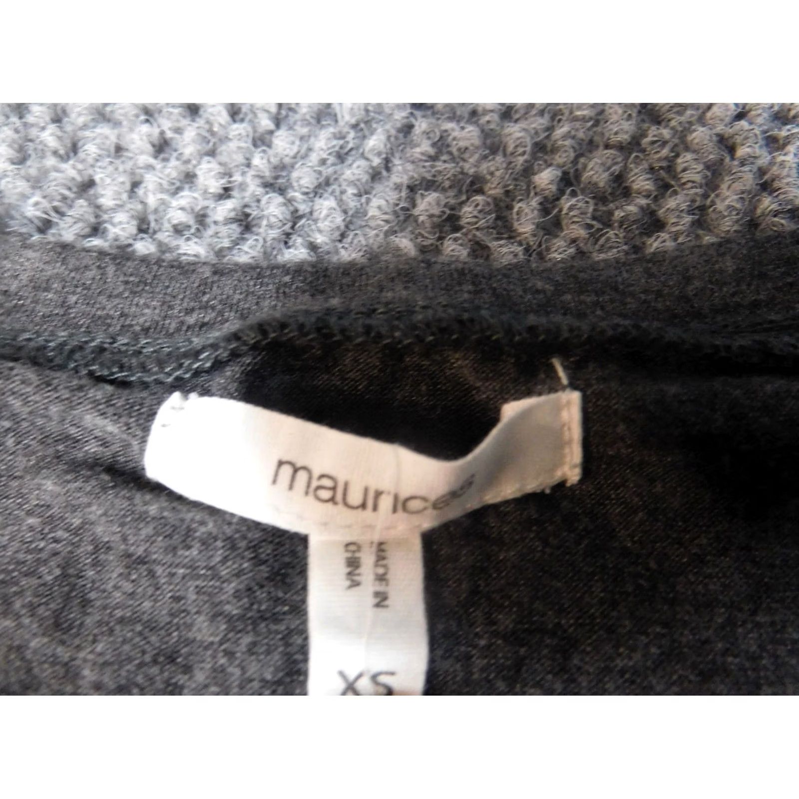 Vintage Maurices Shirt XS Gray Short Sleeve Collared Pullover Button Blouse Ladies Casual Classic Stretch Size XS / US 0-2 / IT 36-38 - 5 Thumbnail