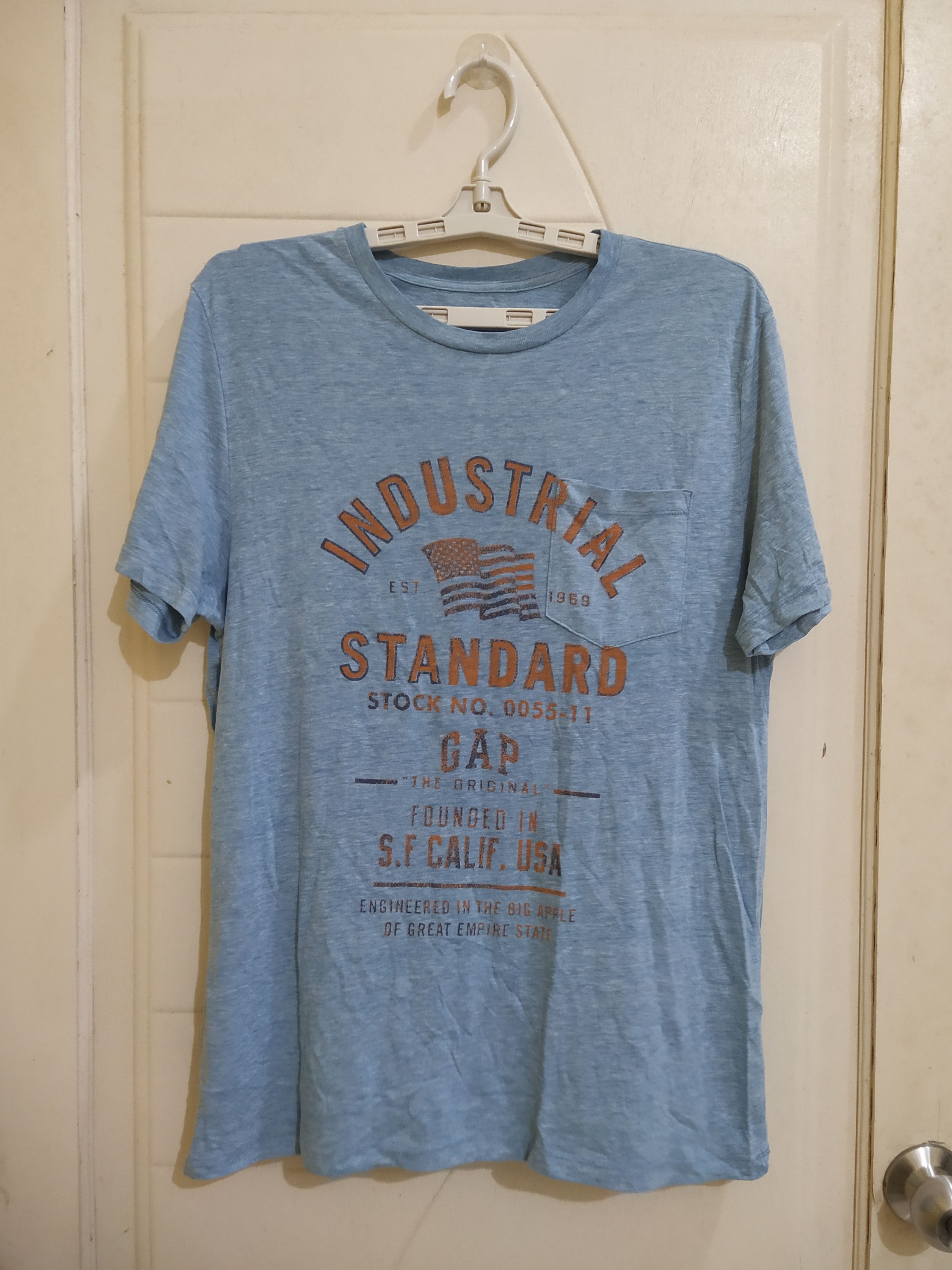 Gap GAP Industrial Standard American Flag Graphic T-Shirt Size US M / EU 48-50 / 2 - 1 Thumbnail
