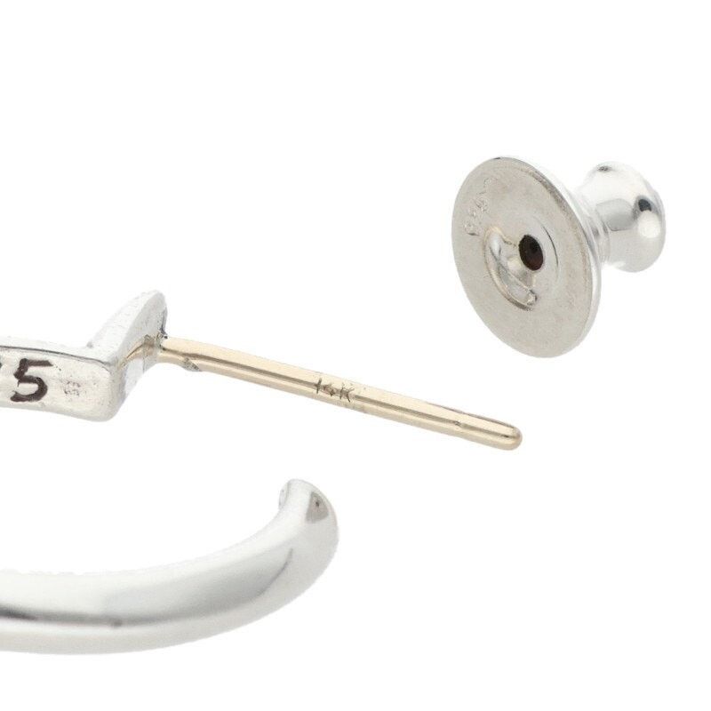 Chrome Hearts Chrome Hearts Tiny CH Cross Hoop Silver Earring Size ONE SIZE - 5 Thumbnail