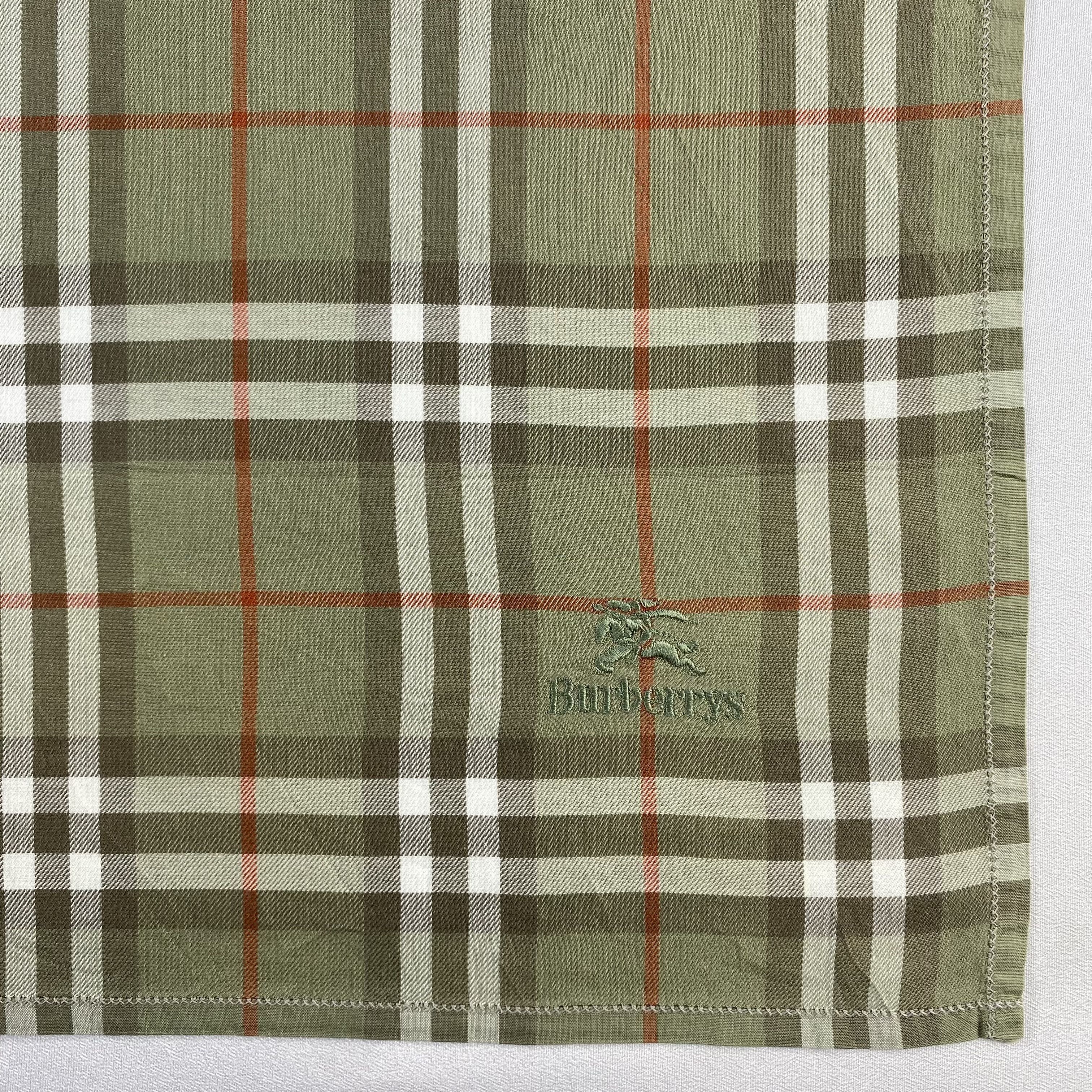 Burberry × Vintage Burberry Handkerchief / Neckerchief / Bandana-P1090 Size ONE SIZE - 3 Thumbnail