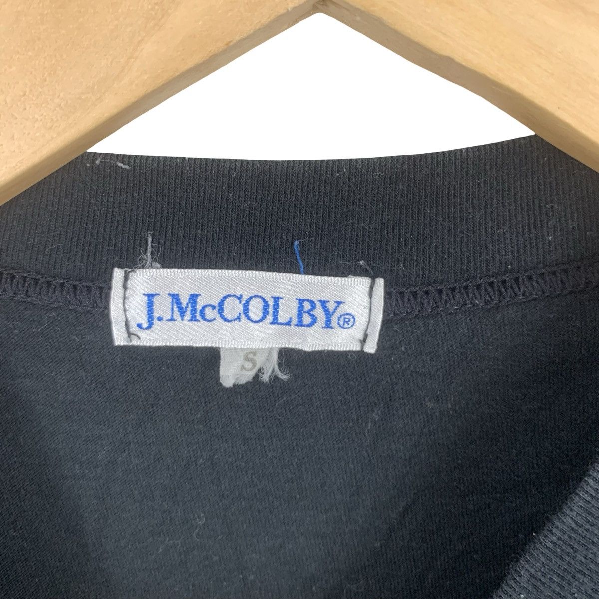Vintage Vintage J.McCOLBY Japan Line Service Handwritten Design Tee Size US S / EU 44-46 / 1 - 7 Thumbnail