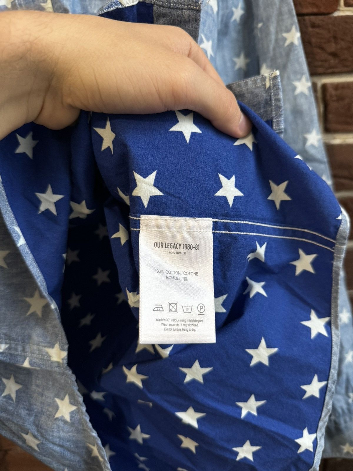 Our Legacy Rare Our Legacy Pattern 48 Stars Button Up Shirt Shirting Size US M / EU 48-50 / 2 - 6 Thumbnail