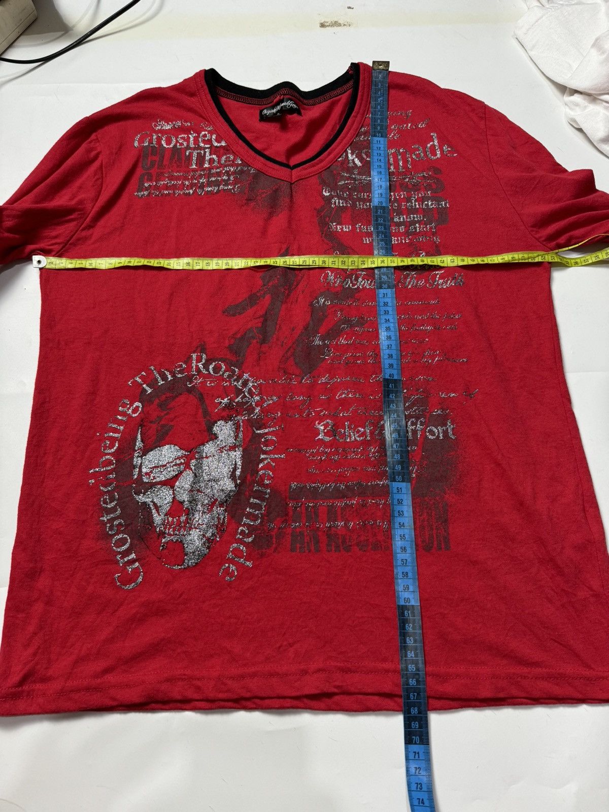 Hysteric Glamour × If Six Was Nine × Japanese Brand Remakgear Poem Skulls Long Sleeve Size US L / EU 52-54 / 3 - 8 Thumbnail