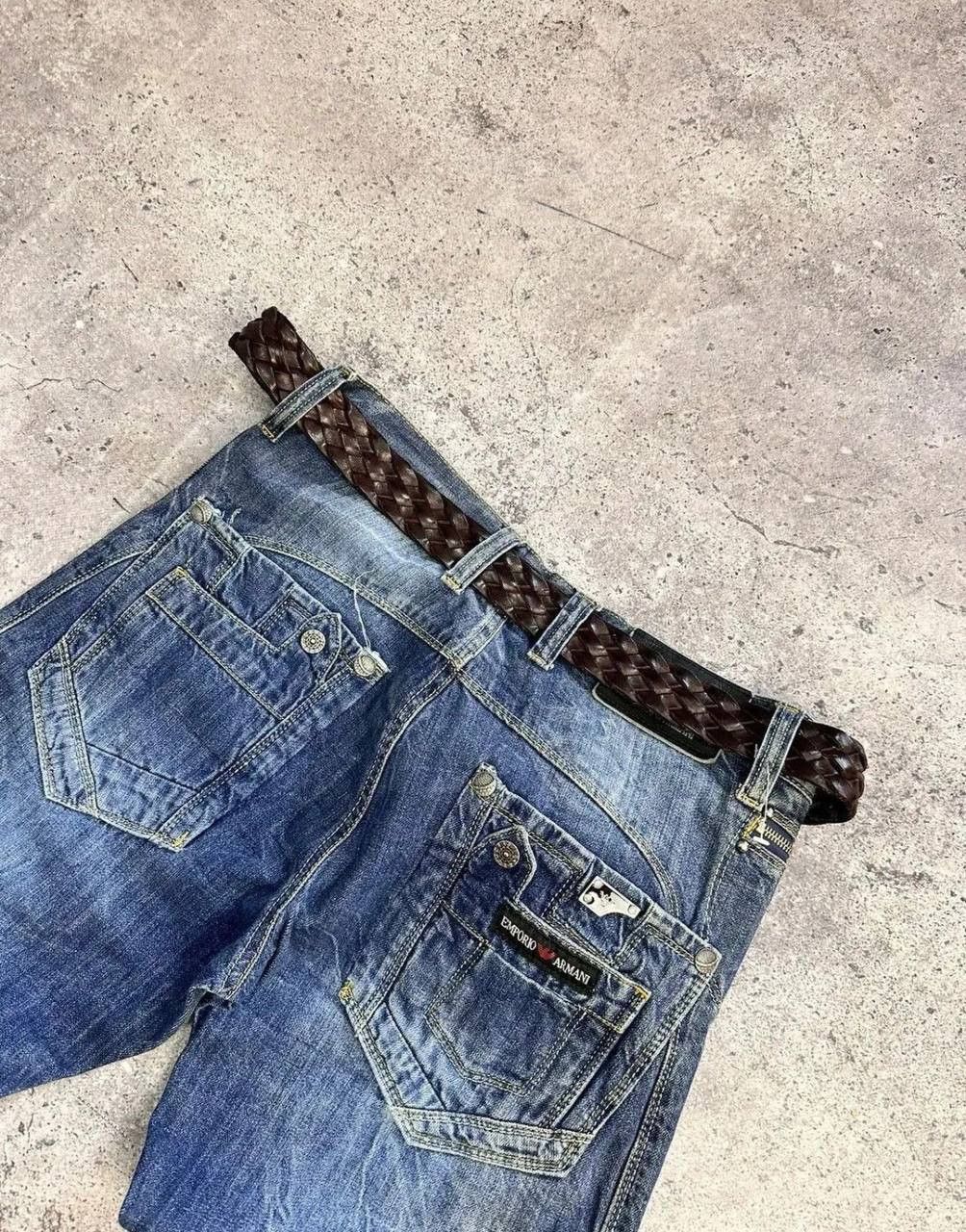 Emporio Armani × Japanese Brand Emporio Armani Jeans Vintage Streetwear Y2K Size US 31 - 11 Thumbnail
