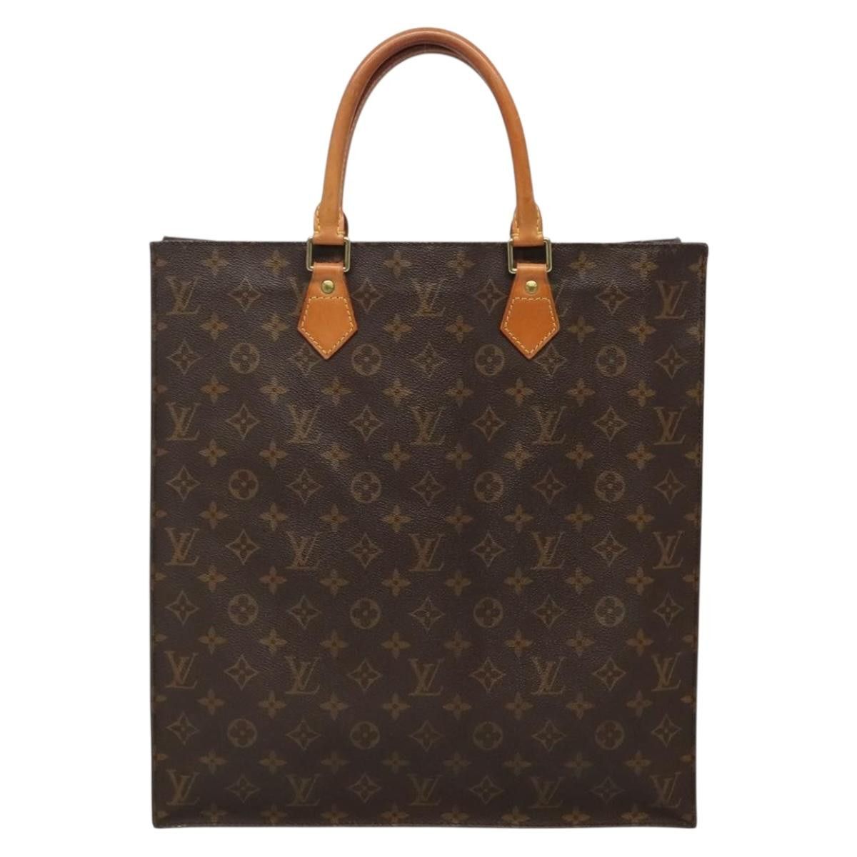Louis Vuitton LOUIS VUITTON Monogram Sac Plat Hand Bag M51140 Size ONE SIZE - 2 Thumbnail