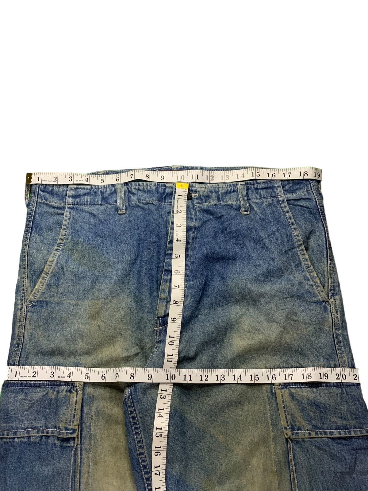 RRL Ralph Lauren Vintage USA RRL Ralph Lauren Mud Wash Baggy Cargo Jeans Size US 38 / EU 54 - 11 Thumbnail
