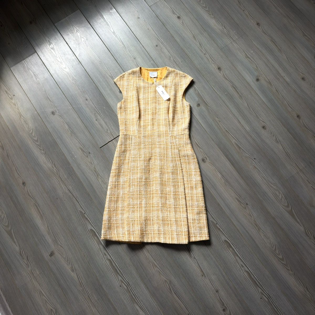 Akris Akris Punto Tweed Sheath Sleeveless Dress Size L / US 10 / IT 46 - 10 Thumbnail