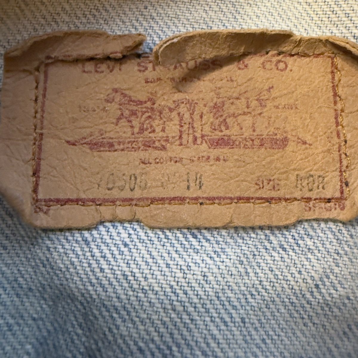 Levi's Vintage Levis jacket 70506-0214 Trucker Made in USA 1984 Size US S / EU 44-46 / 1 - 3 Thumbnail