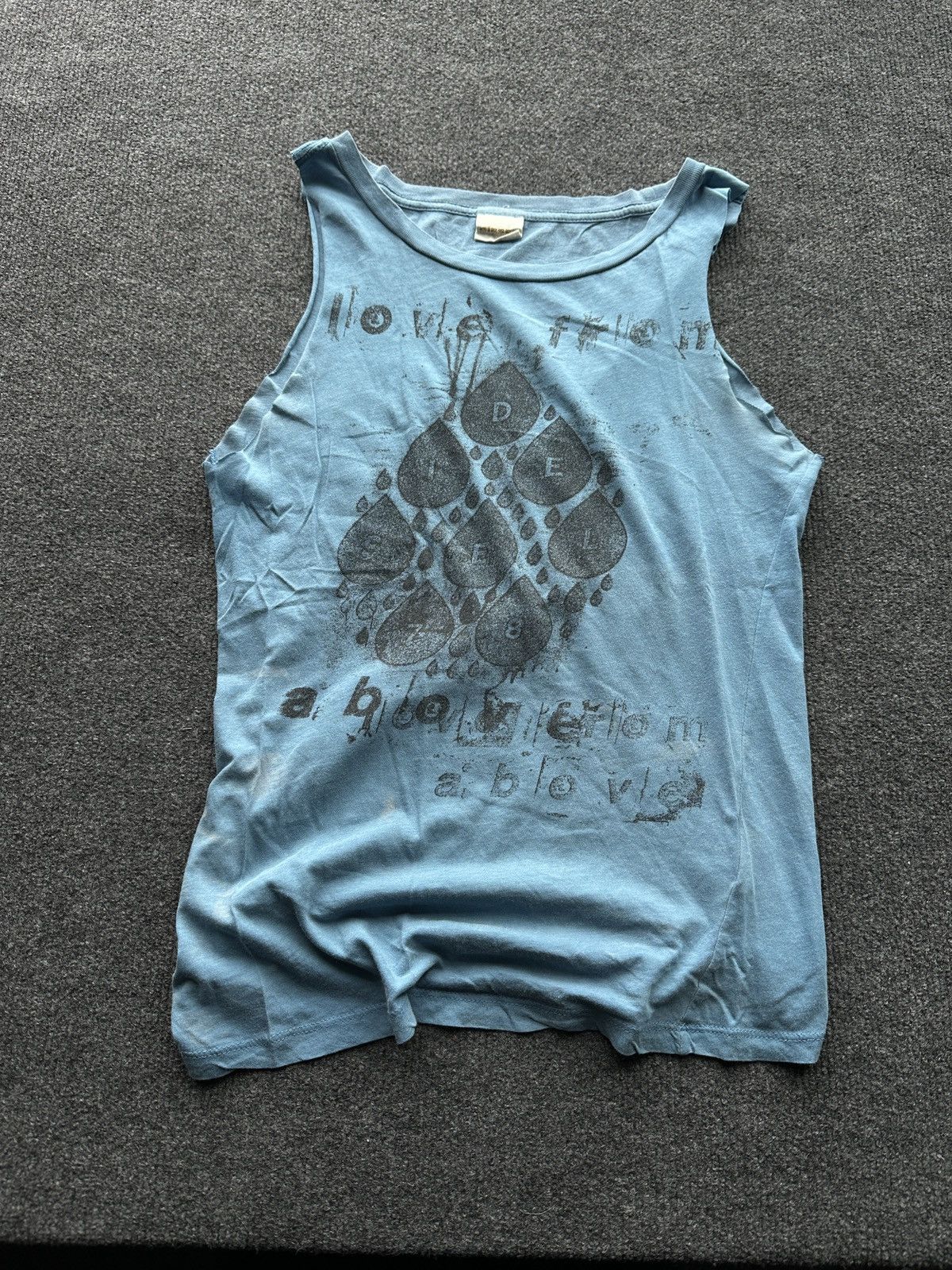 Diesel IFSIXWASNINE🚨Y2K Diesel Tank Top 2000s Style AVANT GARDE Size XS / US 0-2 / IT 36-38 - 1 Thumbnail