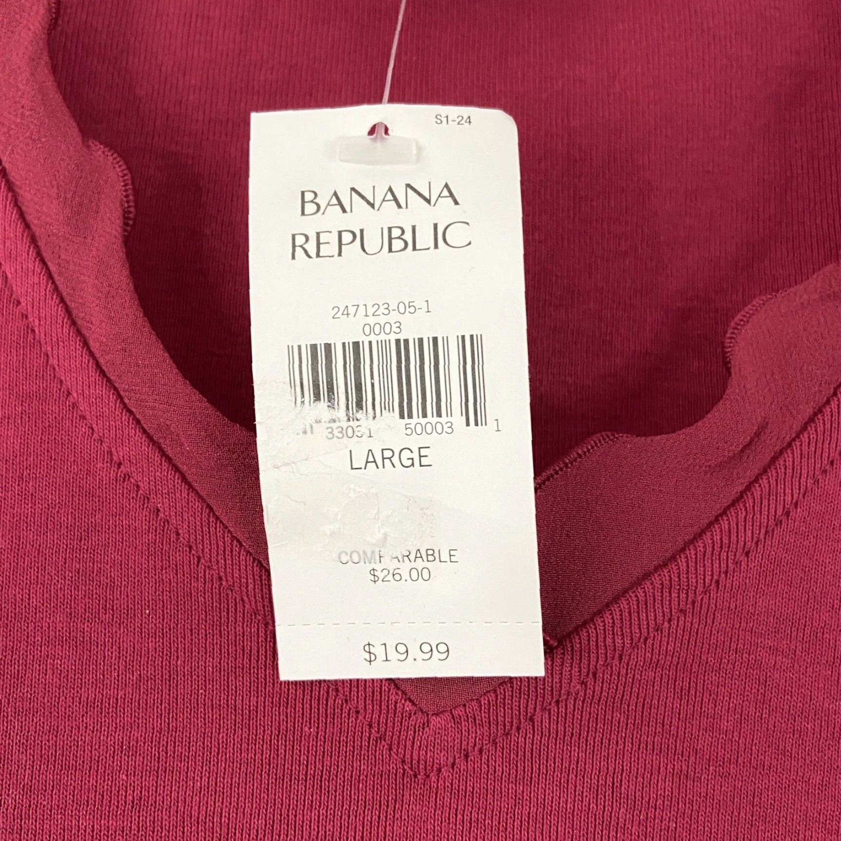 Banana Republic Banana Republic Blouse Women L Red Long Sleeve Size L / US 10 / IT 46 - 5 Thumbnail