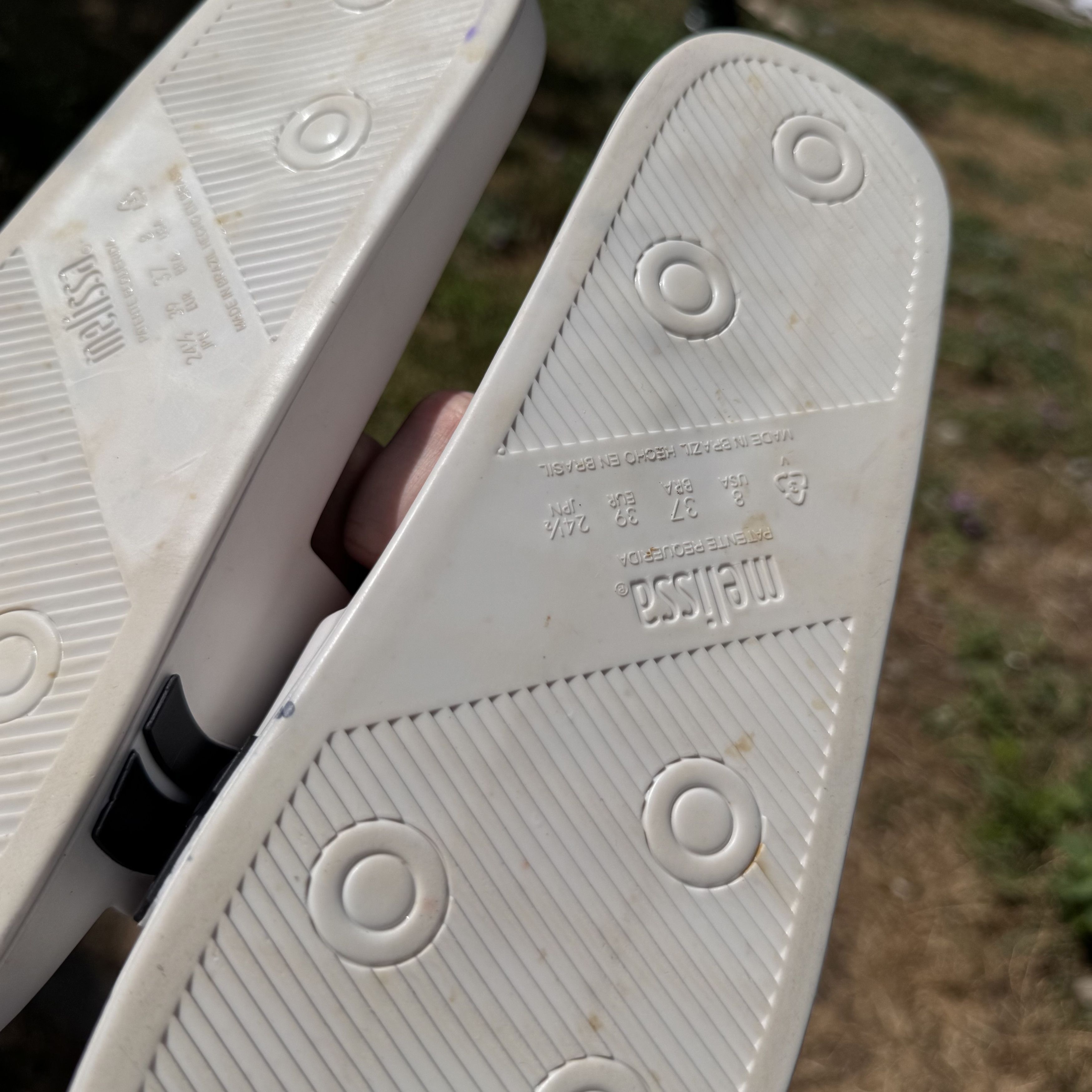 Vivienne Westwood Vivienne westwood melissa pattern white beach slides sandals Size US 6 / EU 39 - 8 Thumbnail
