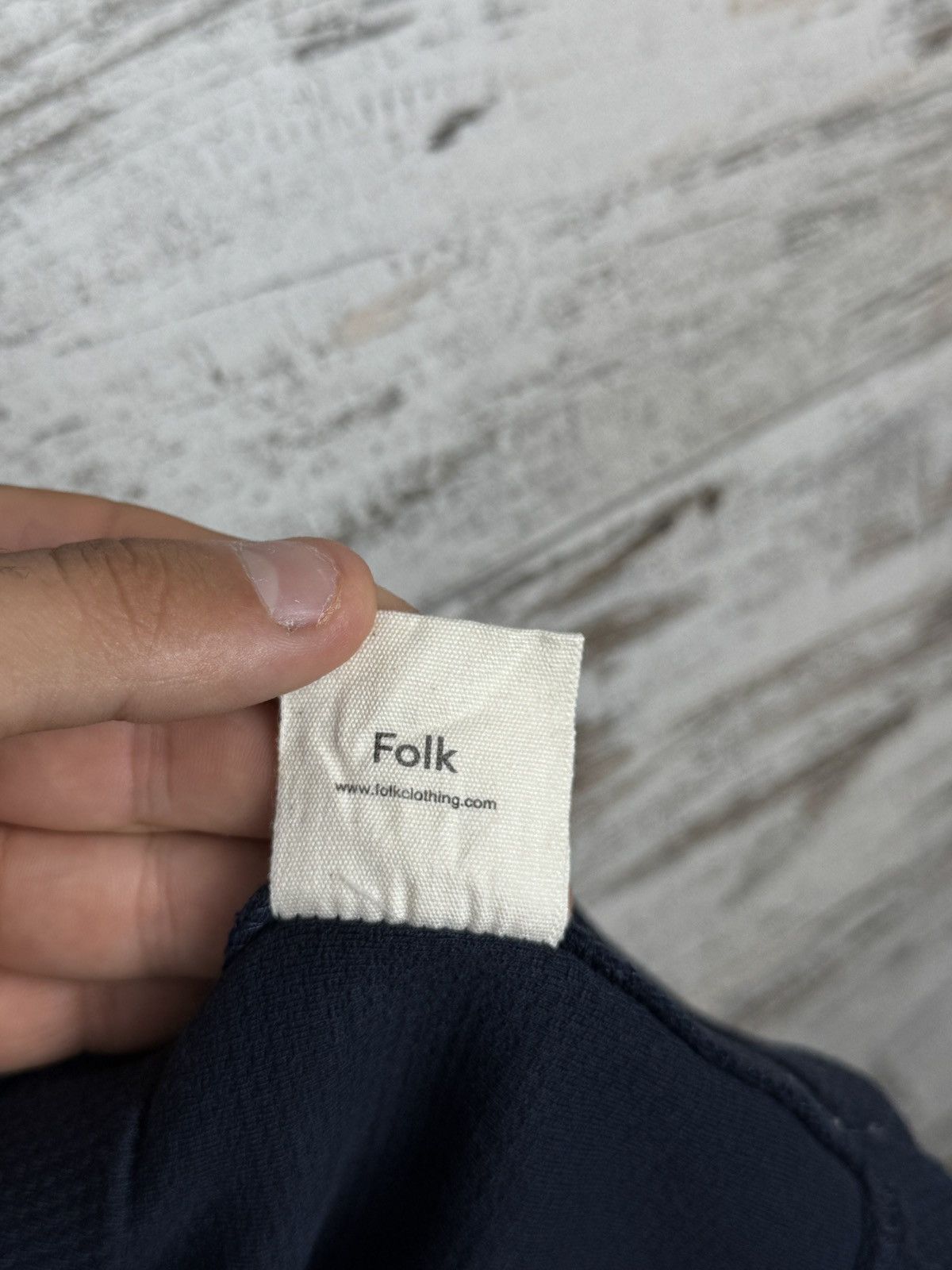 Folk Mens Folk 1/3 zip sweatshirt luxury navy hoodie polos Size US XL / EU 56 / 4 - 11 Thumbnail