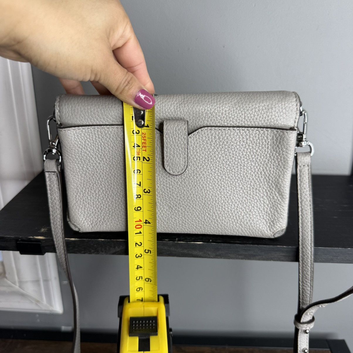 Michael Kors Michael Kors Jet Set Travel Large Crossbody Wallet Gray Size ONE SIZE - 7 Thumbnail