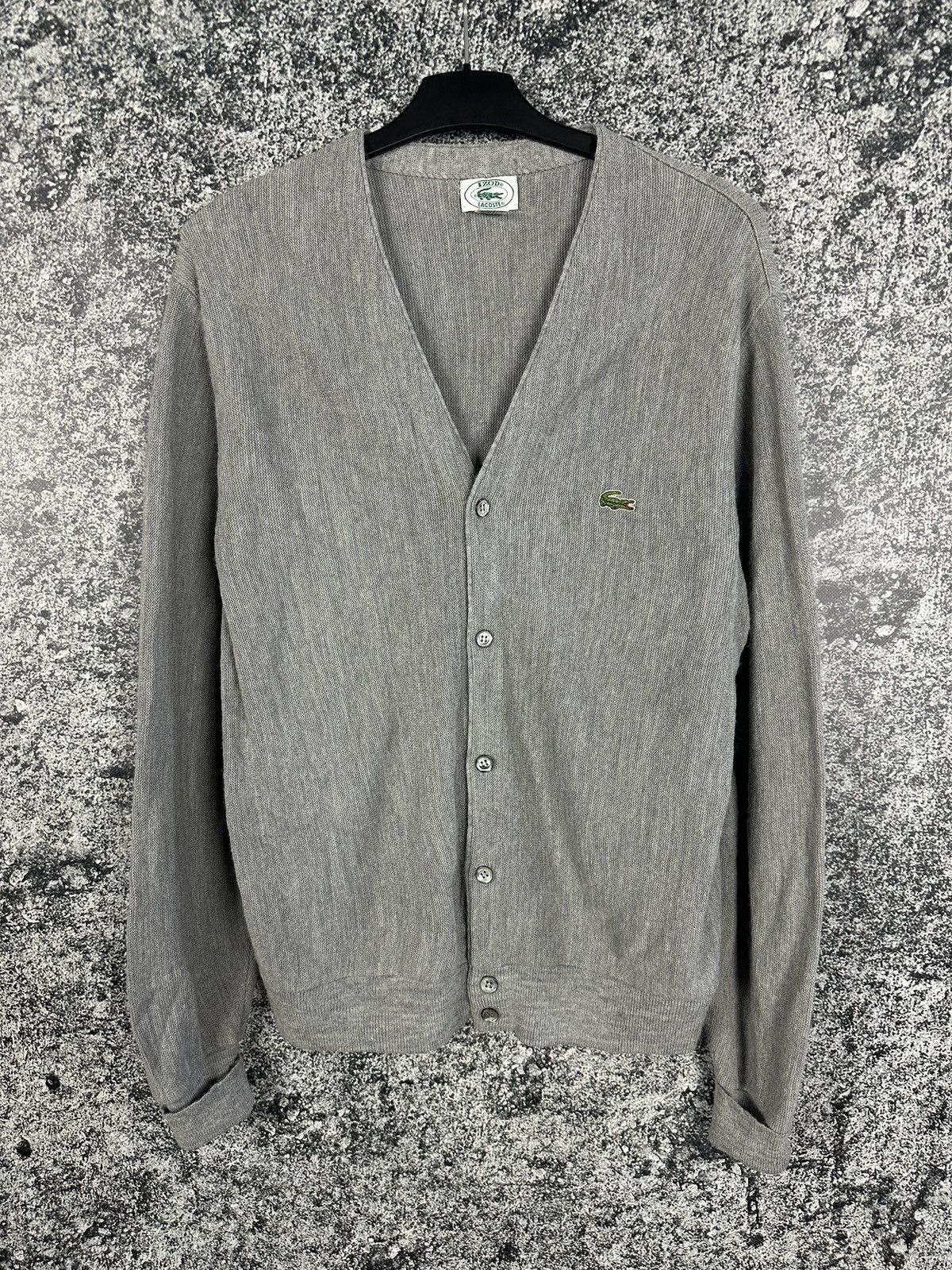 Lacoste Izod Lacoste Vintage Cardigan Made in USA Sweater Size M Size US M / EU 48-50 / 2 - 1 Thumbnail