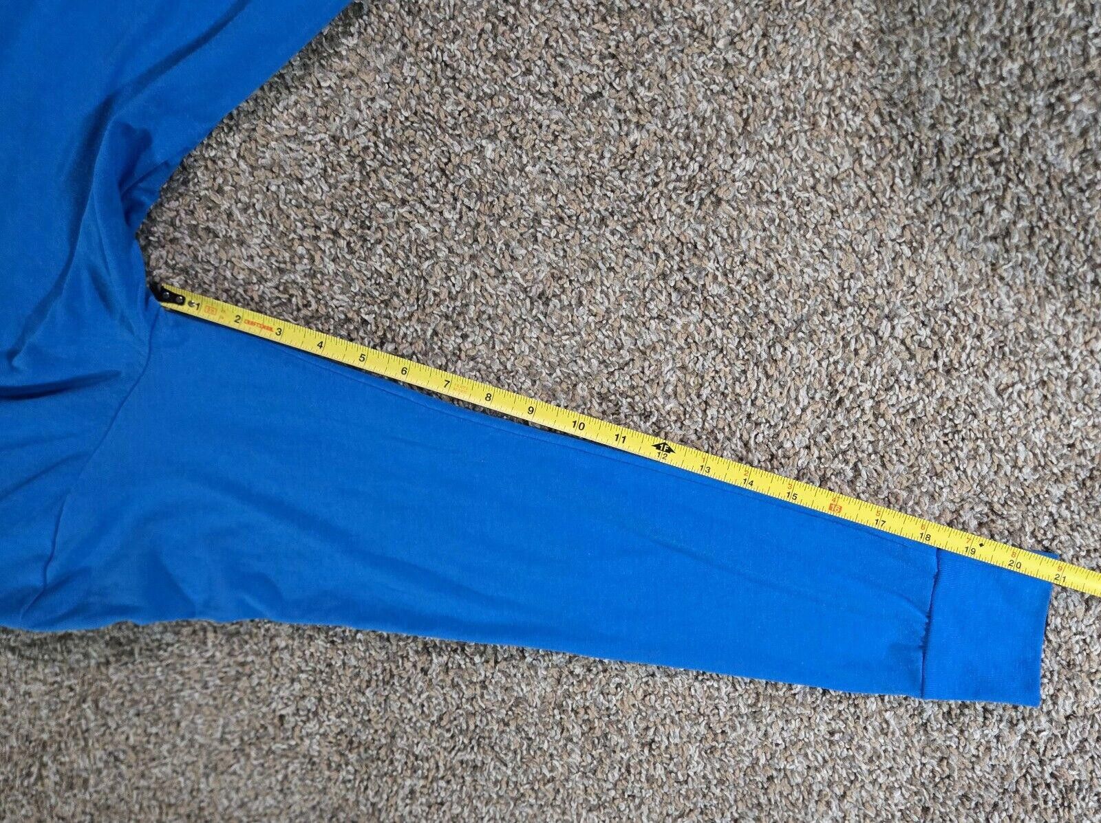 Designer Fox Foxtech Blue Long Sleeve T-shirt Size Medium Size US M / EU 48-50 / 2 - 6 Thumbnail