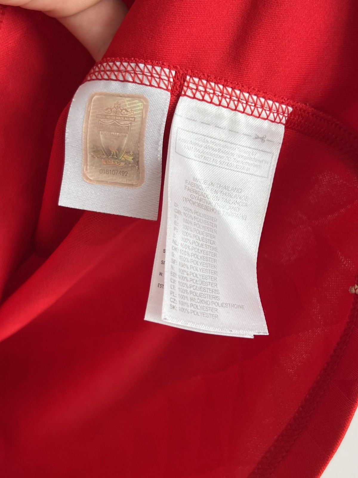 Adidas Vintage Liverpool 2010/12 Adidas Soccer Jersey XL size Size US XL / EU 56 / 4 - 9 Thumbnail