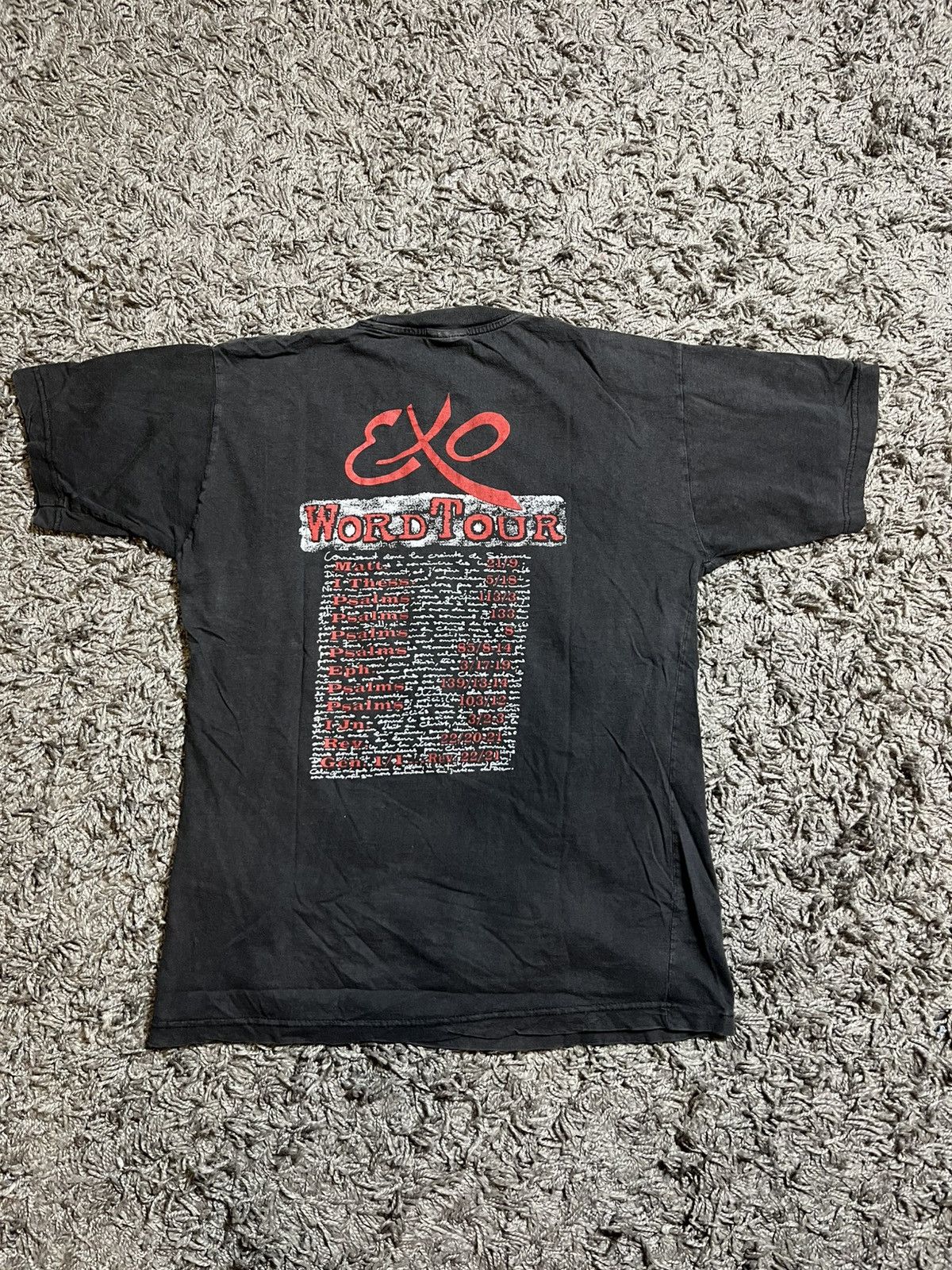 Band Tees × Vintage EXO WORLD MUSIC TOUR 2000s COTTON MENS BAND T-SHIRT Size US M / EU 48-50 / 2 - 4 Thumbnail