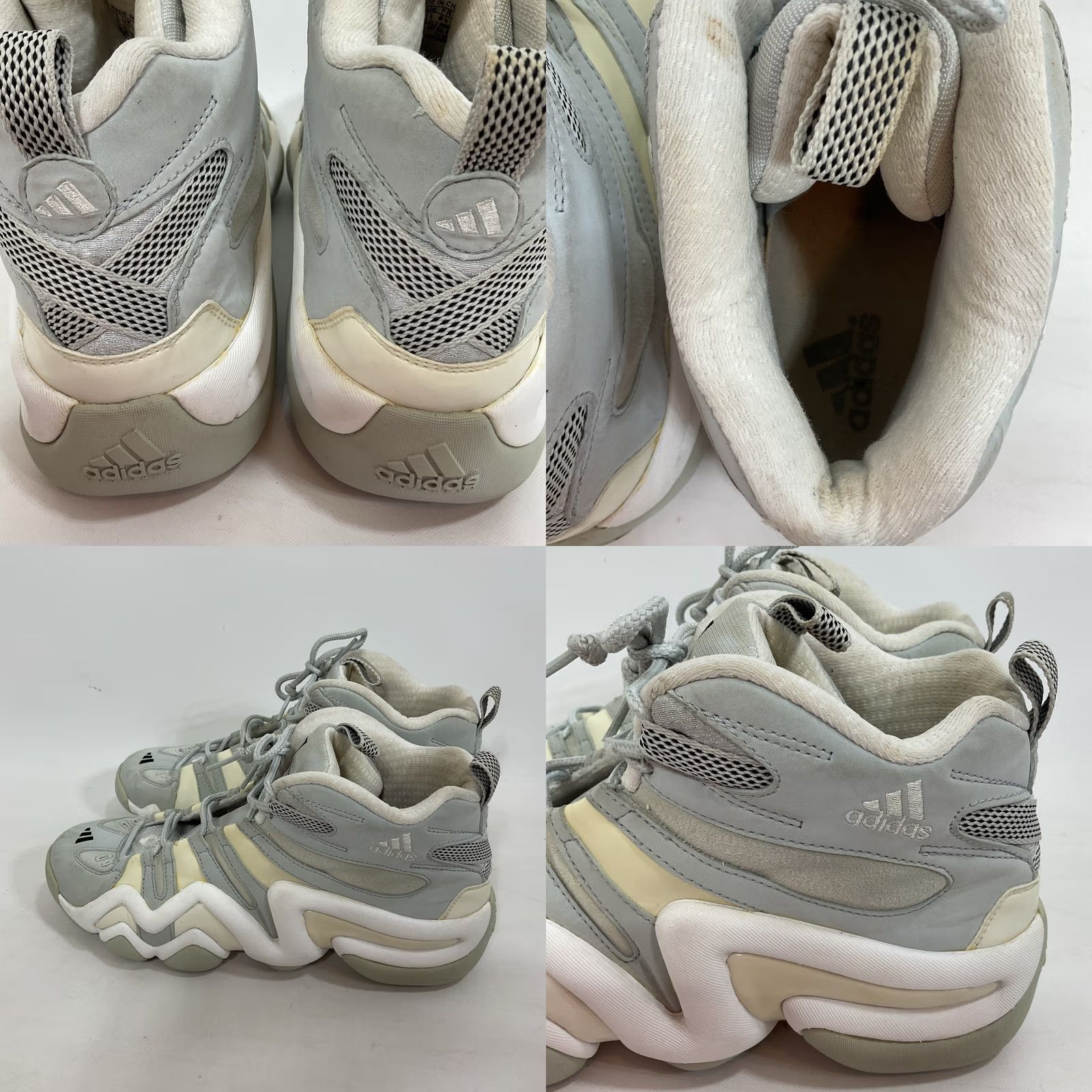Adidas VINTAGE adidas Crazy 8 Kobe Bryant Grey Suede White Mens 12 2006 Rare Retro Sneaker Size US 12 / EU 45 - 8 Thumbnail
