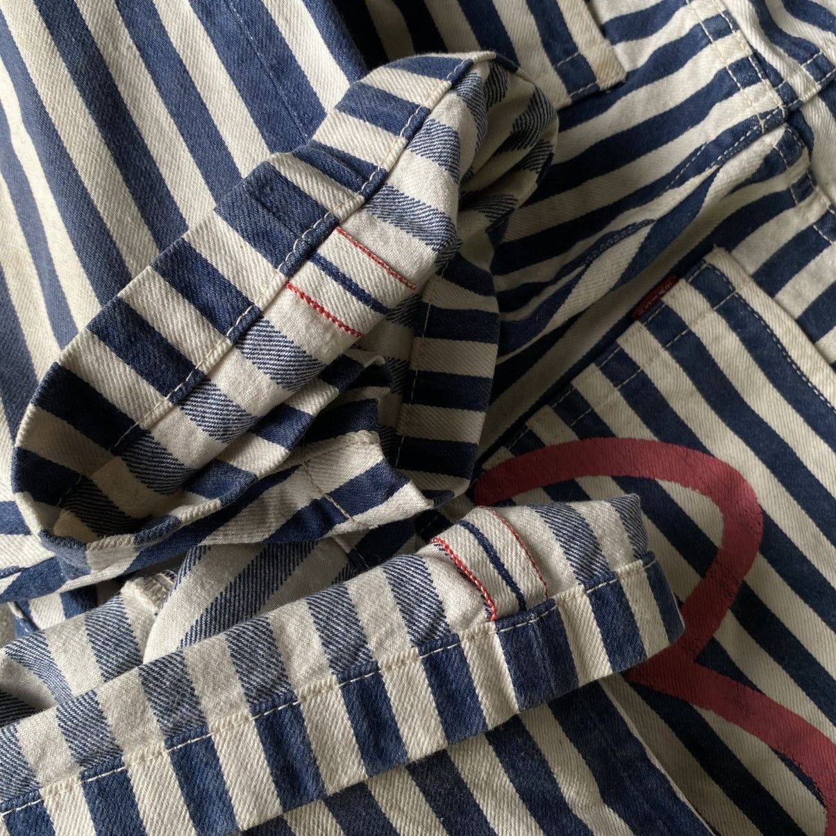 Evisu × Vintage Evisu Short Pants Stripe LOT 2001 Size US 36 / EU 52 - 5 Thumbnail