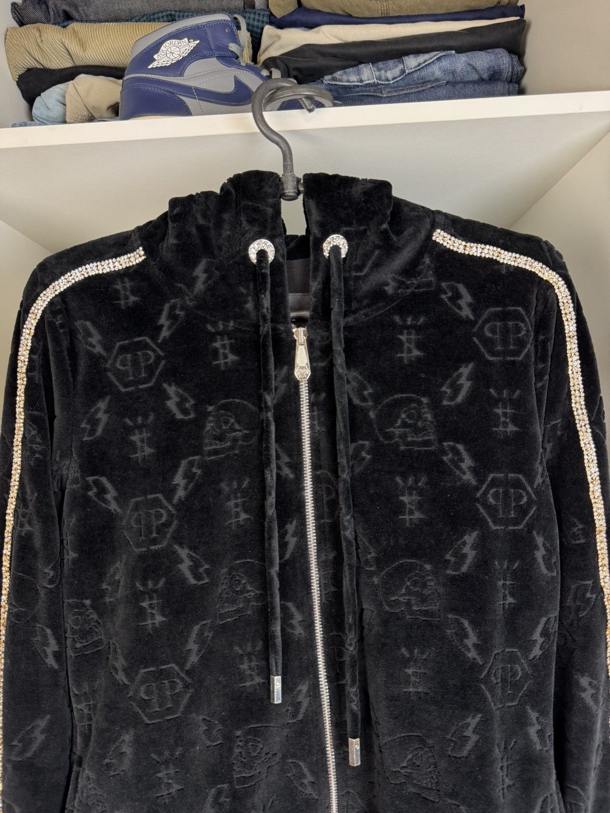Philipp Plein Philipp Plein Women's Monogram Jogging Jacket Size S / US 4 / IT 40 - 2 Thumbnail