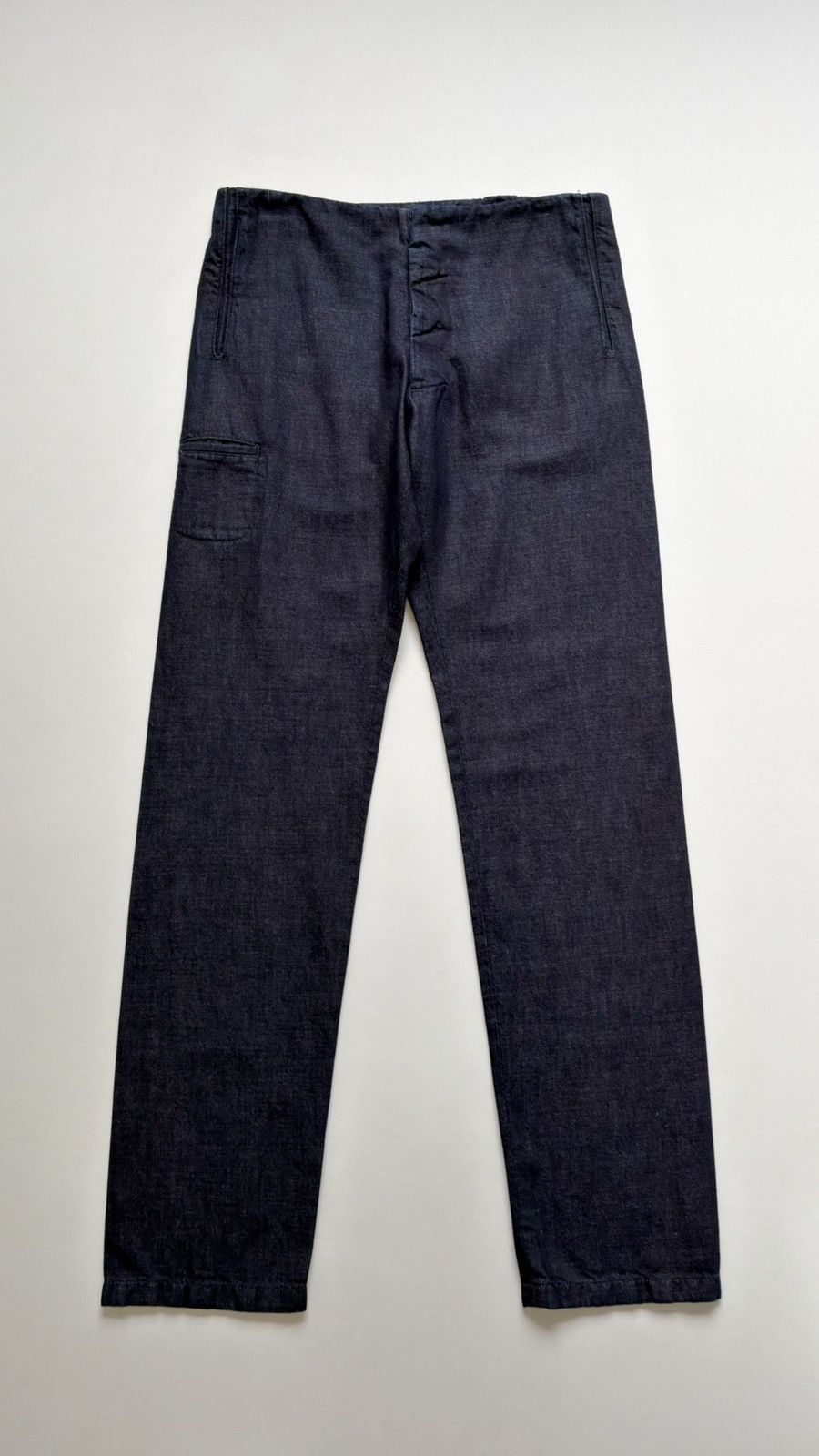 Maison Margiela S/S 11 Blue Denim ‘Mini Side Pocket’ Pants Size US 32 / EU 48 - 12 Thumbnail