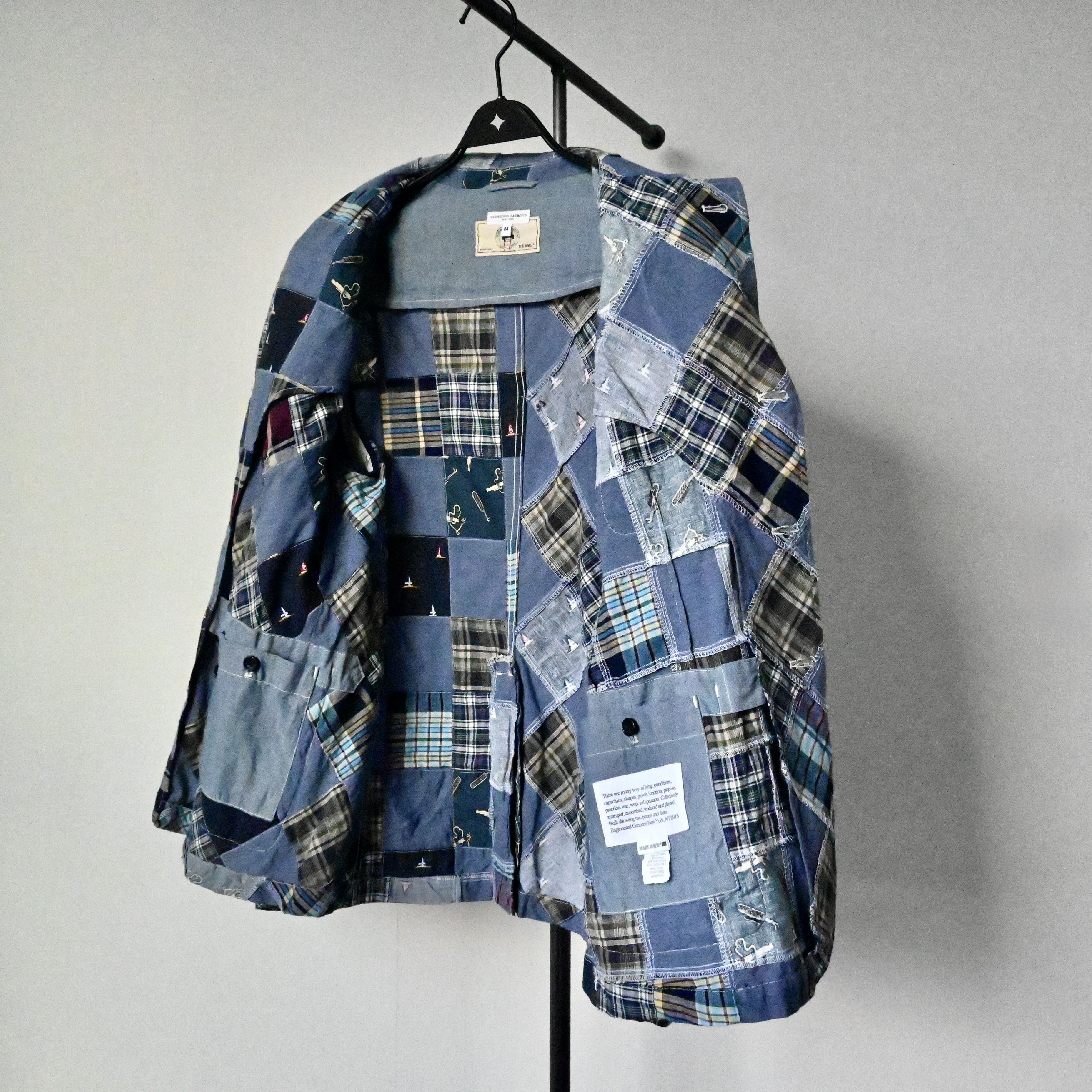 Beams Plus × Engineered Garments Engineered Garments x Beams Plus patchwork cotton blazer Size US M / EU 48-50 / 2 - 11 Thumbnail