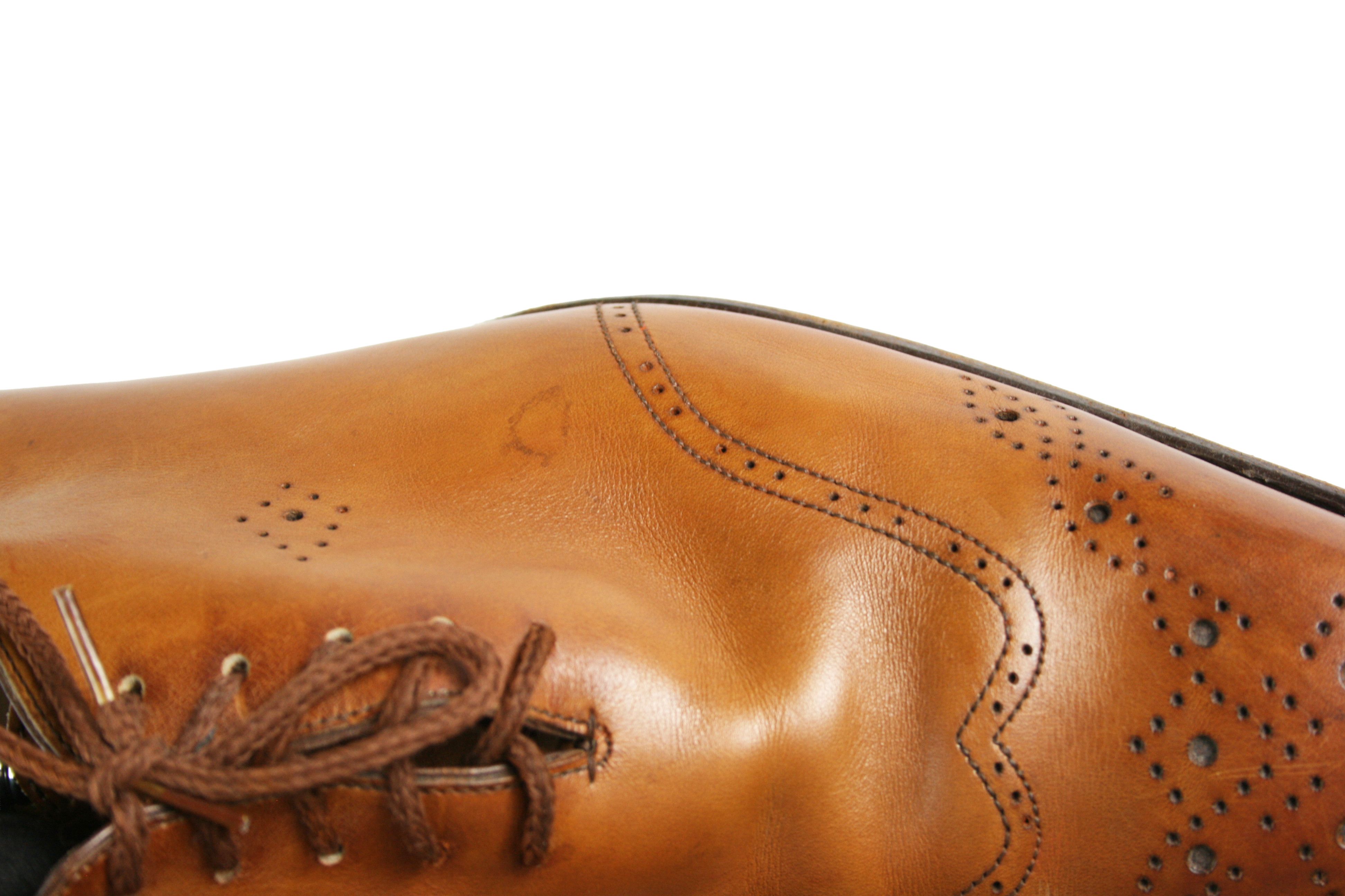 Carlos Santos Santiago Perforated Oxford Shoes Size US 12 / EU 45 - 7 Thumbnail