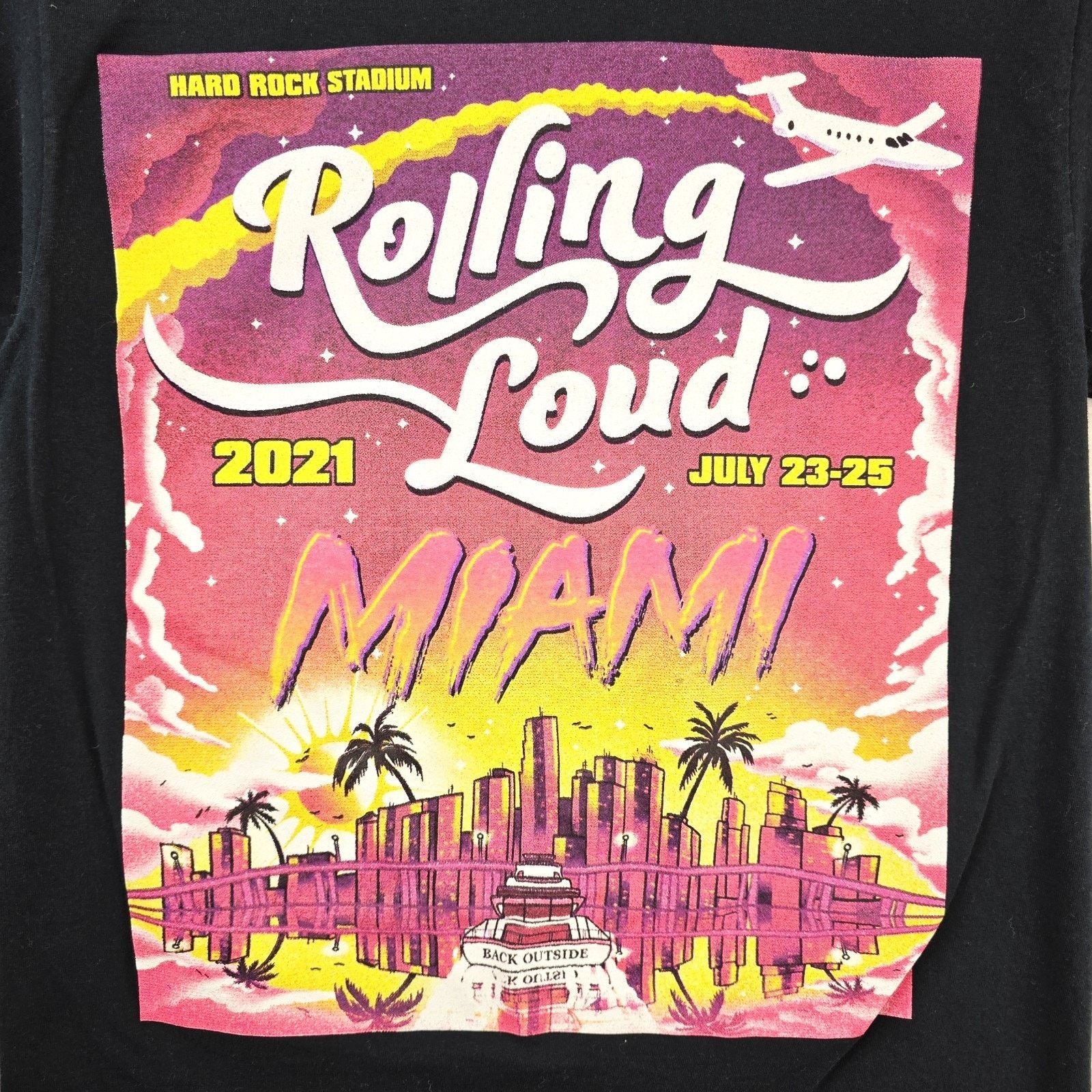 Fruit Of The Loom Rolling Loud 2021 Miami Shirt Small Travis Scott ASAP Rocky Size US S / EU 44-46 / 1 - 2 Thumbnail