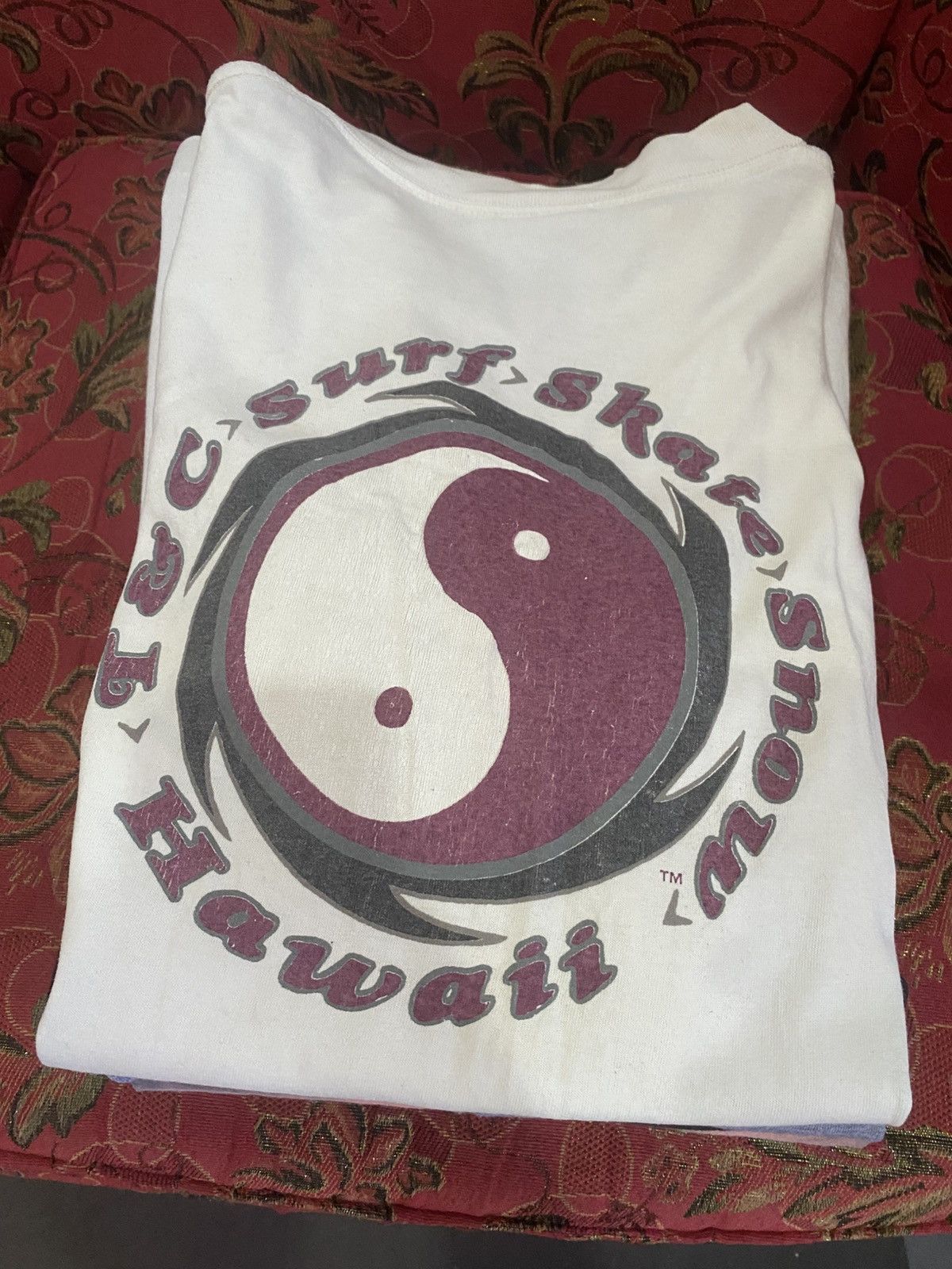 Other Vintage T&C Surf Designs Yin Yang Logo White T-Shirt in USA Size US XL / EU 56 / 4 - 10 Thumbnail