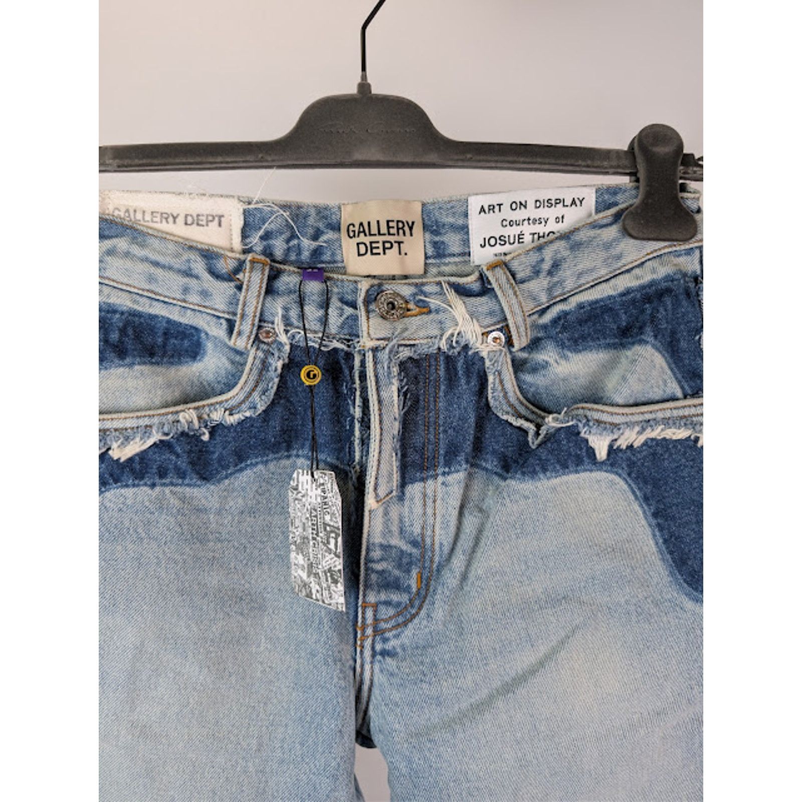 Gallery Dept. o1rshd1 Patchwork Flared Denim Jeans in Indigo Blue Size US 38 / EU 54 - 8 Thumbnail