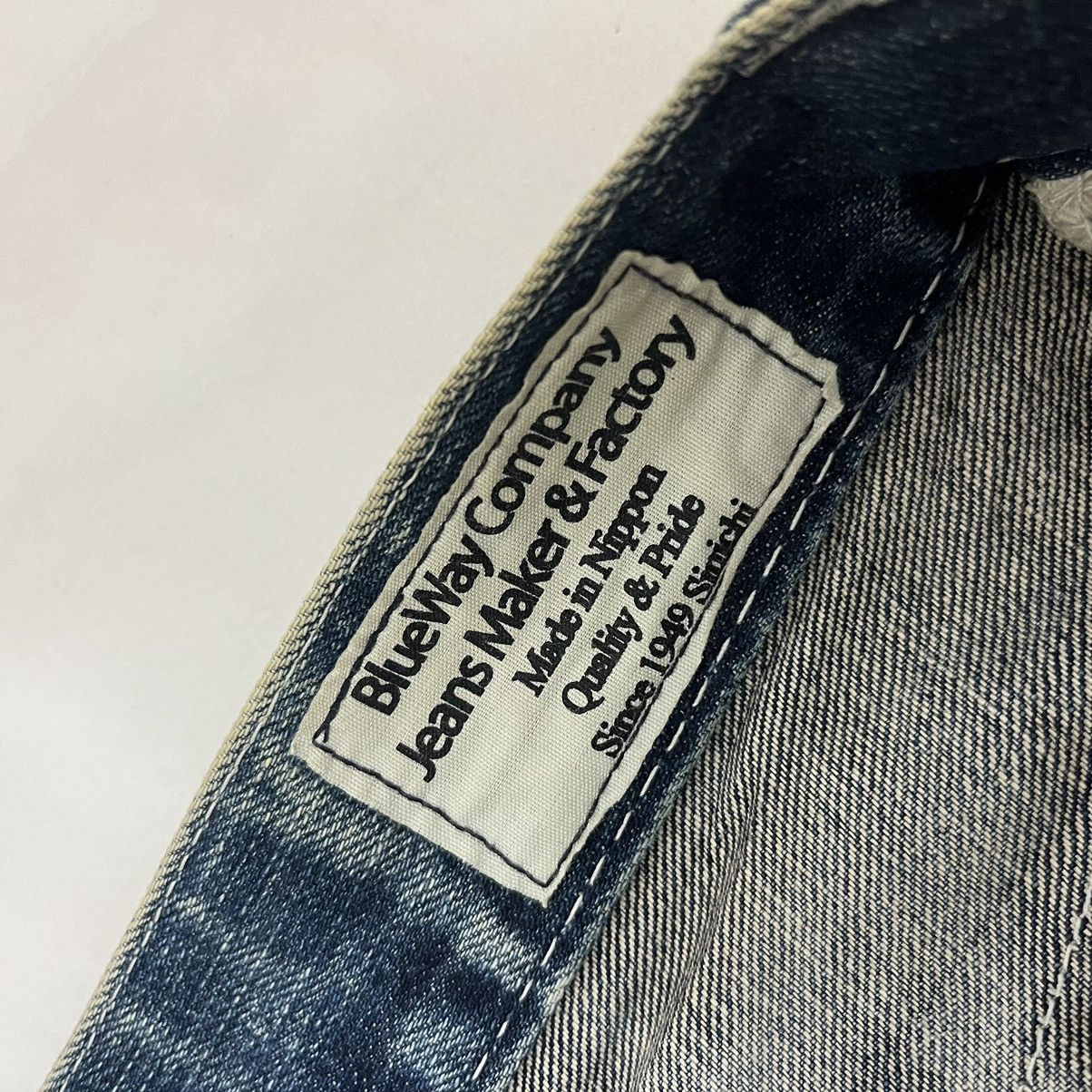 If Six Was Nine FLARED BLUE WAY CLAWMARK DISTRESSED DENIM PANT BOOTCUT JEANS Size US 32 / EU 48 - 9 Thumbnail