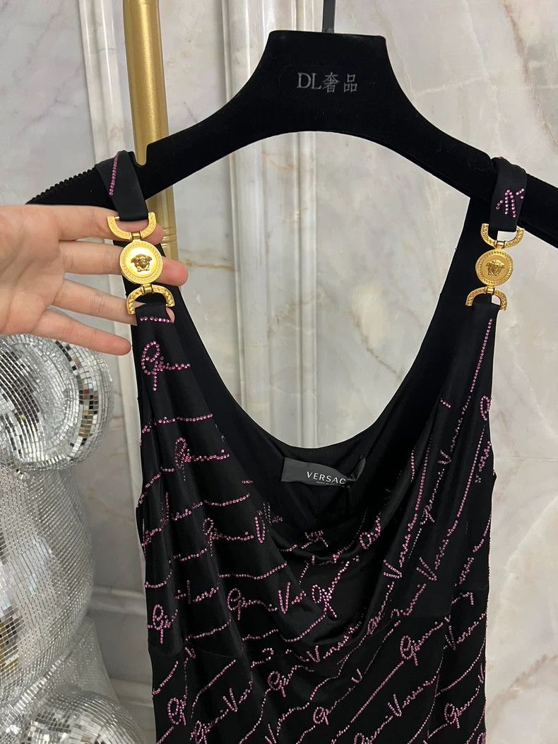 Versace Versace Full of diamond dress Size M / US 6-8 / IT 42-44 - 3 Thumbnail