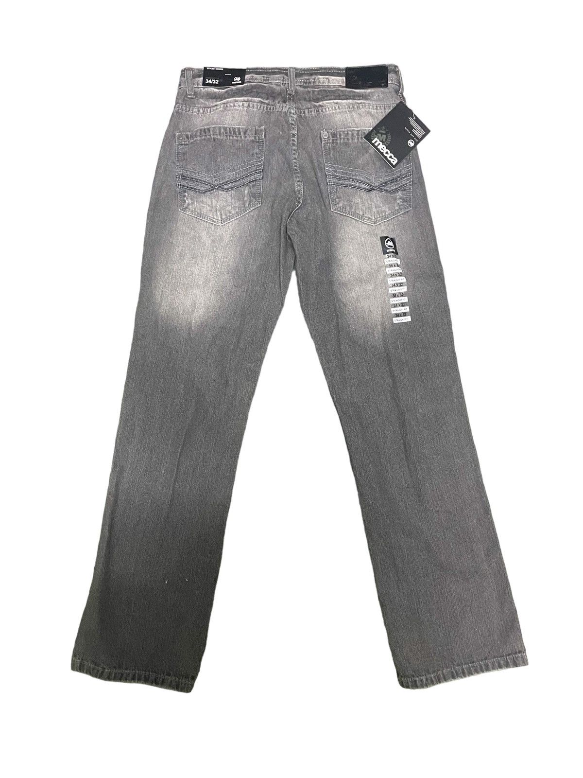 JNCO × Mecca × Vintage NWT Mecca Charcoal Wash Denim Jeans Size US 34 / EU 50 - 7 Thumbnail