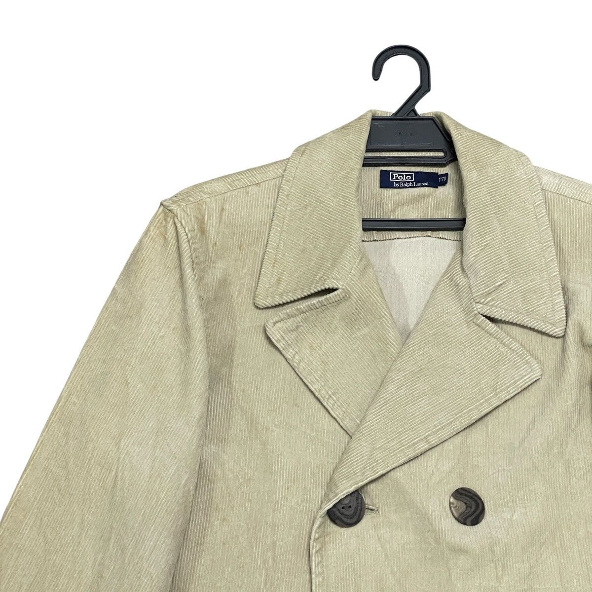 Polo Ralph Lauren Vtg Polo Ralph Lauren Naigai Peacoat Double Breasted Jacket Size US S / EU 44-46 / 1 - 5 Thumbnail