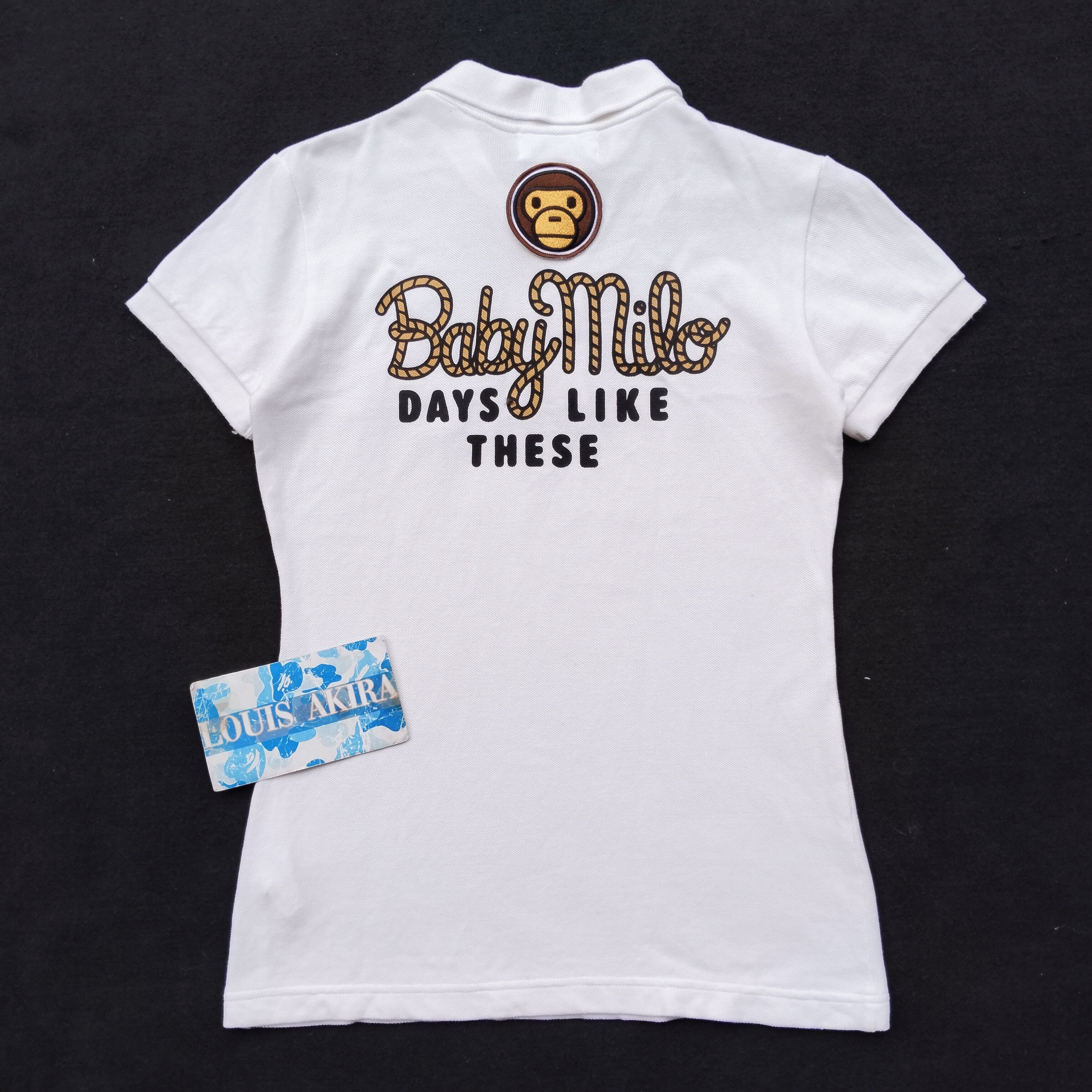 Bape Baby Milo Embroidery Polo Size XS / US 0-2 / IT 36-38 - 4 Thumbnail