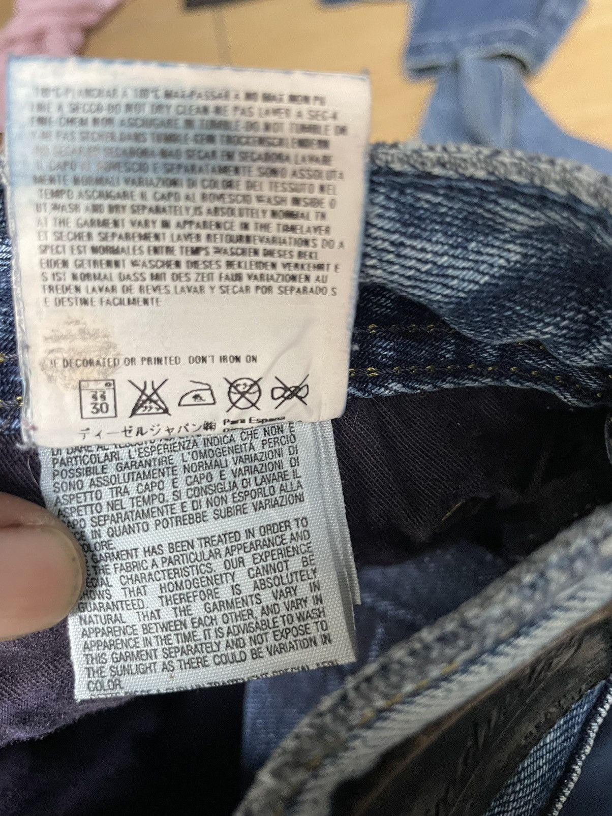 Diesel Vintage Y2K Diesel Flare Denim Jeans Size US 36 / EU 52 - 23 Thumbnail