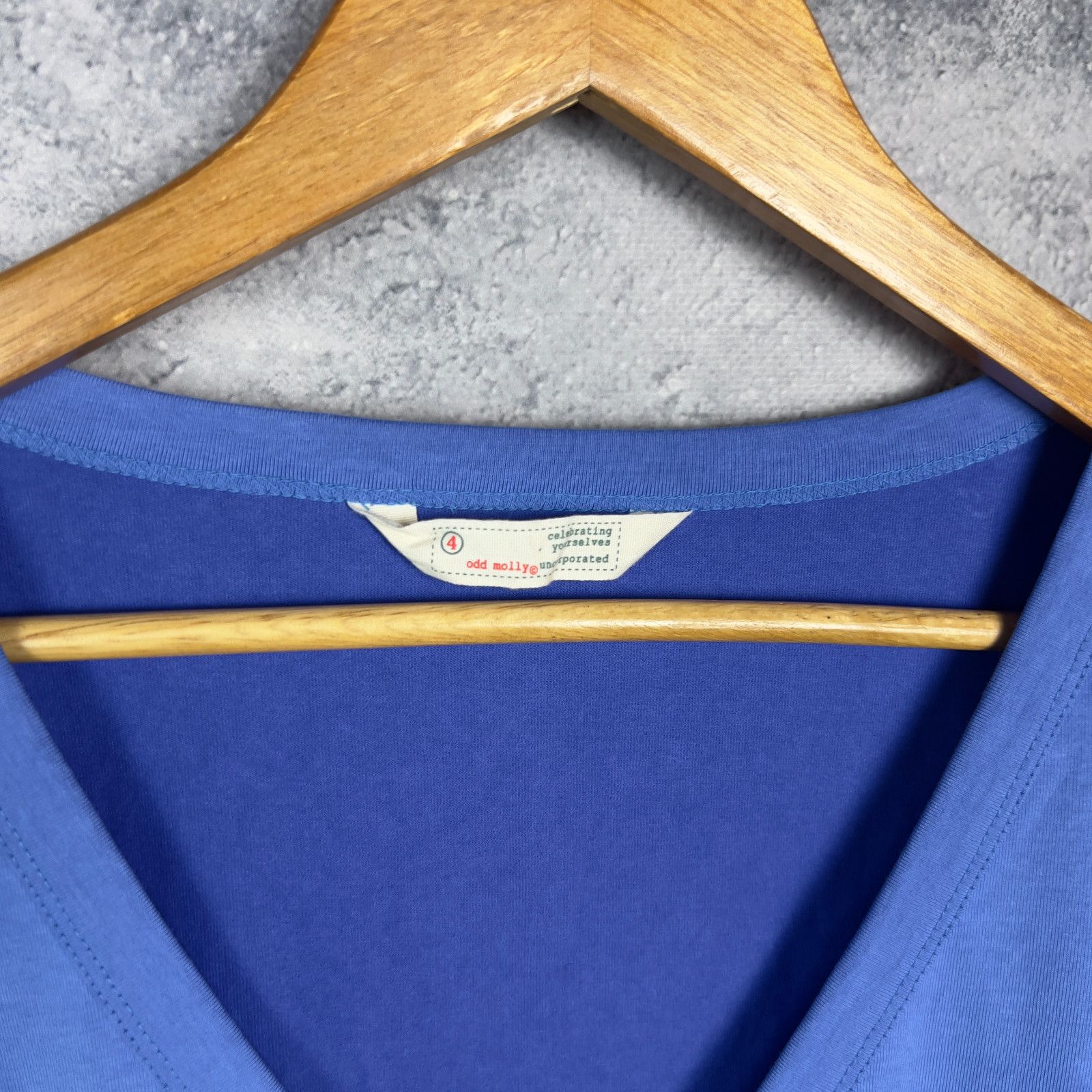 Odd Molly Odd Molly Blouse Women's Size 4 Blue Long Sleeve` Size S / US 4 / IT 40 - 4 Thumbnail