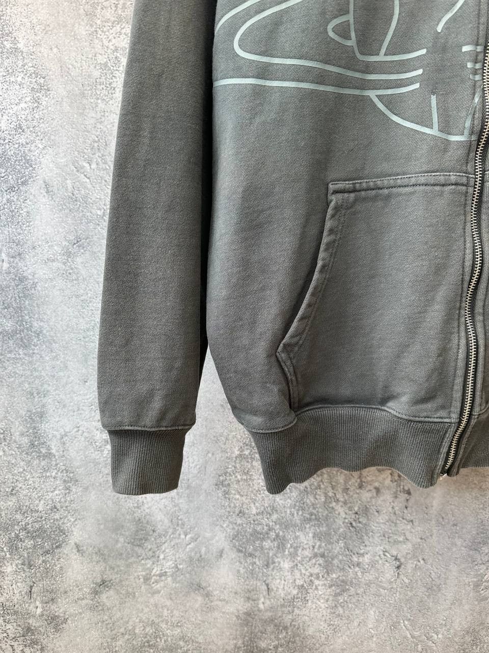 Broken Planet Broken Planet Outer Space Gray Zipper Hoodie Oversized Size US M / EU 48-50 / 2 - 7 Thumbnail