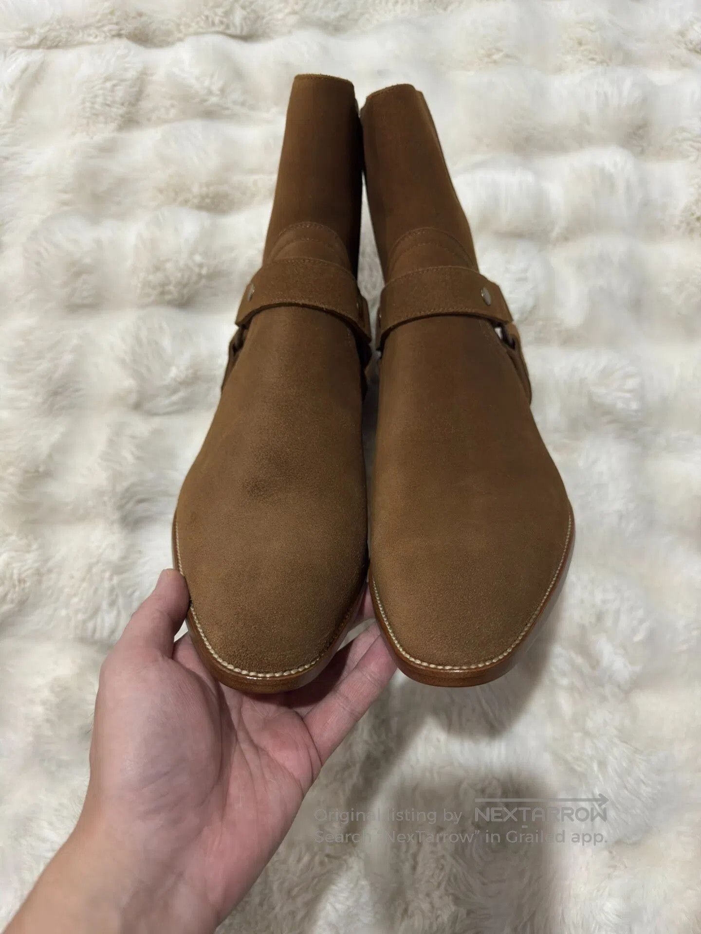 Saint Laurent Paris Saint Laurent Paris Suede Chelsea boots| Size US 10.5 / EU 43-44 - 4 Thumbnail