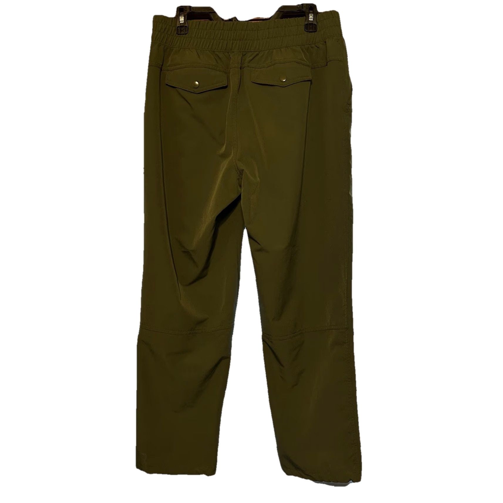Vintage Apana Pants Jogger Active Yoga Women Large Army Green Elastic Waist 32x28 Size 36" / US 14 / IT 50 - 2 Thumbnail