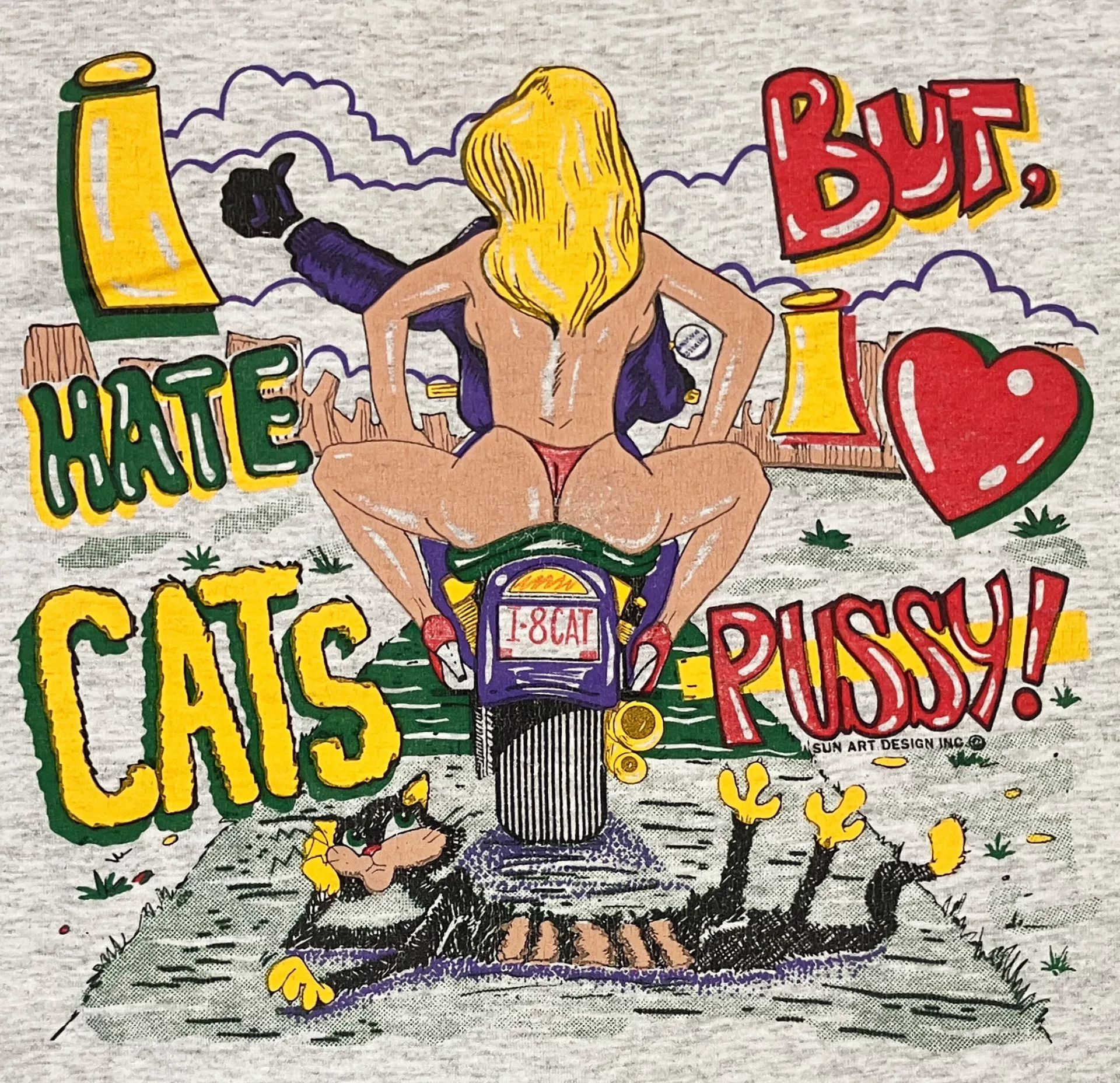 Vintage Vintage 90s Hanes Graphic T-Shirt Size US M / EU 48-50 / 2 - 1 Thumbnail