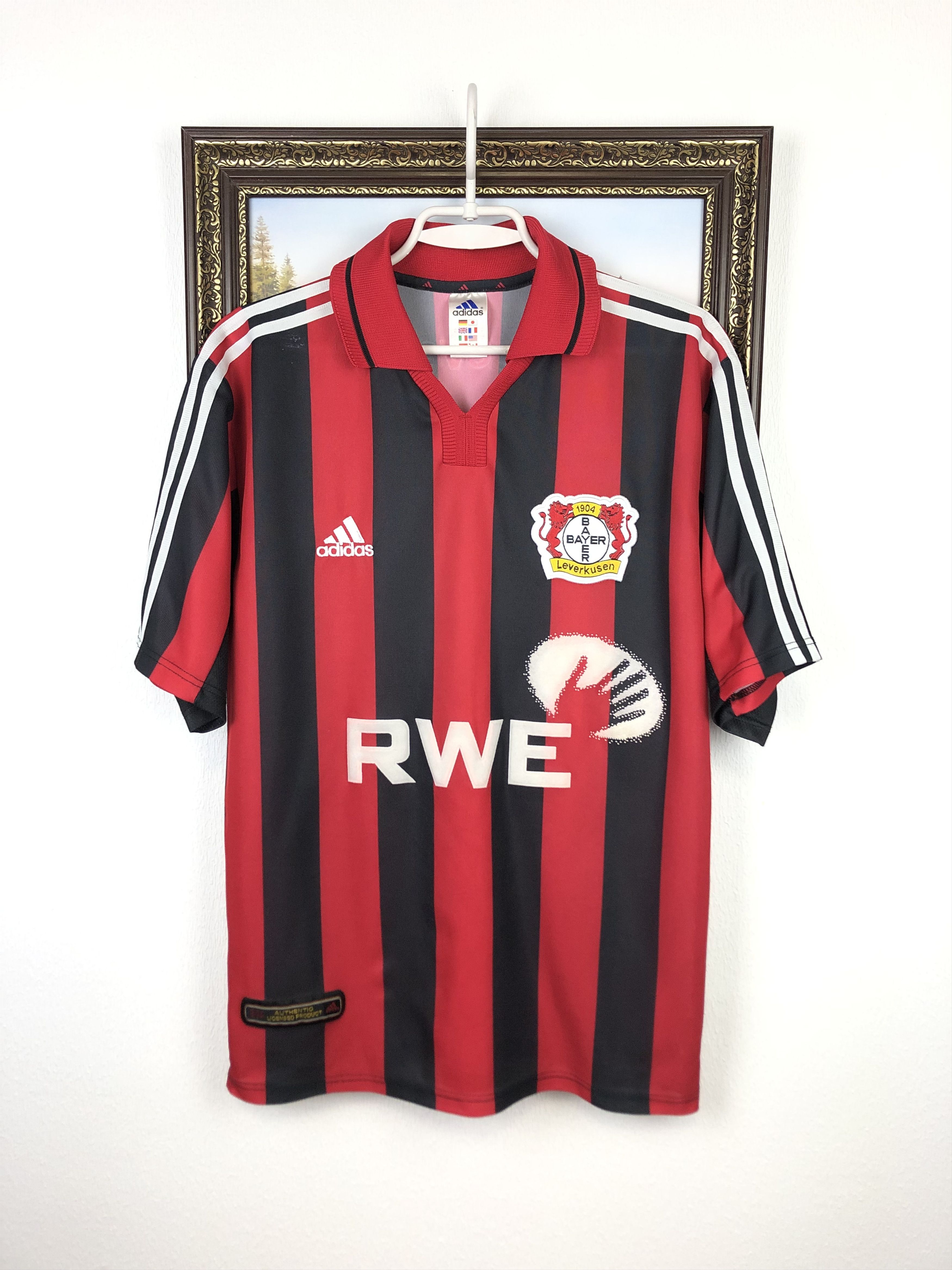 Adidas × Vintage Bayer Leverkusen football shirt 2001 Soccer Adidas Jersey Size US M / EU 48-50 / 2 - 1 Thumbnail