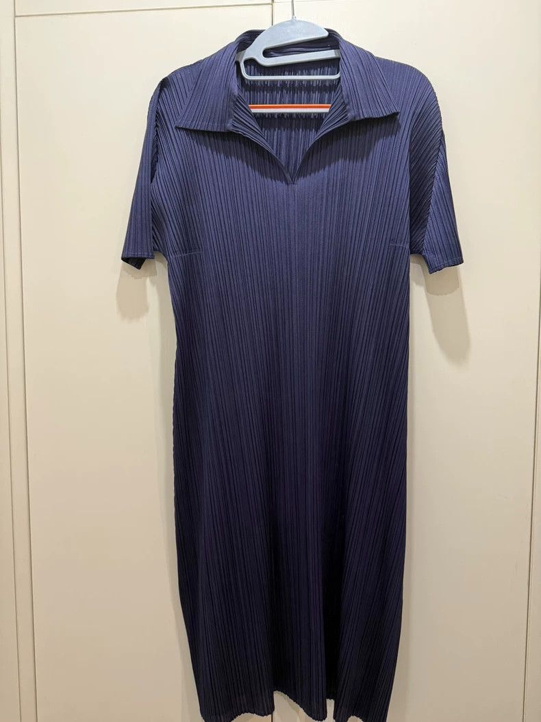 Issey Miyake Issey Miyake Blue pleated skirt Size M / US 6-8 / IT 42-44 - 1 Thumbnail