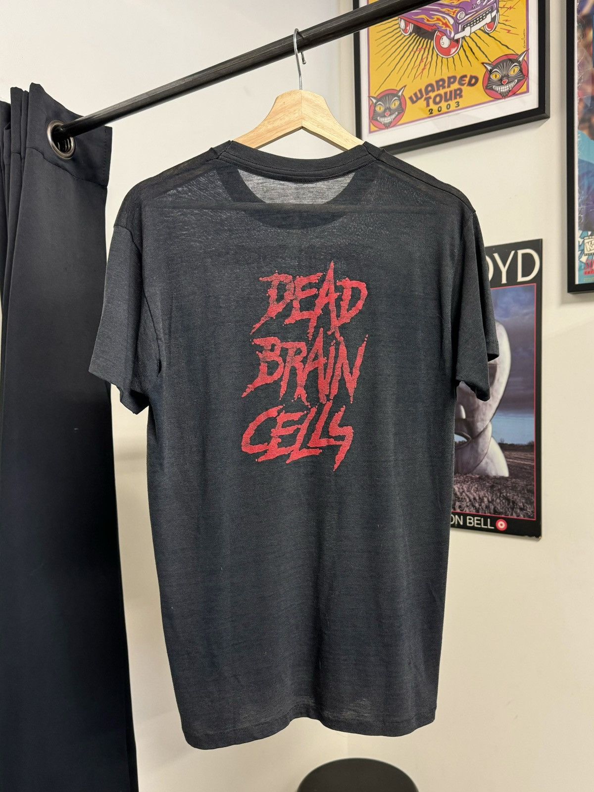 Vintage 1987 DBC Dead Brain Cells Paper Thin Tee Size US M / EU 48-50 / 2 - 4 Thumbnail