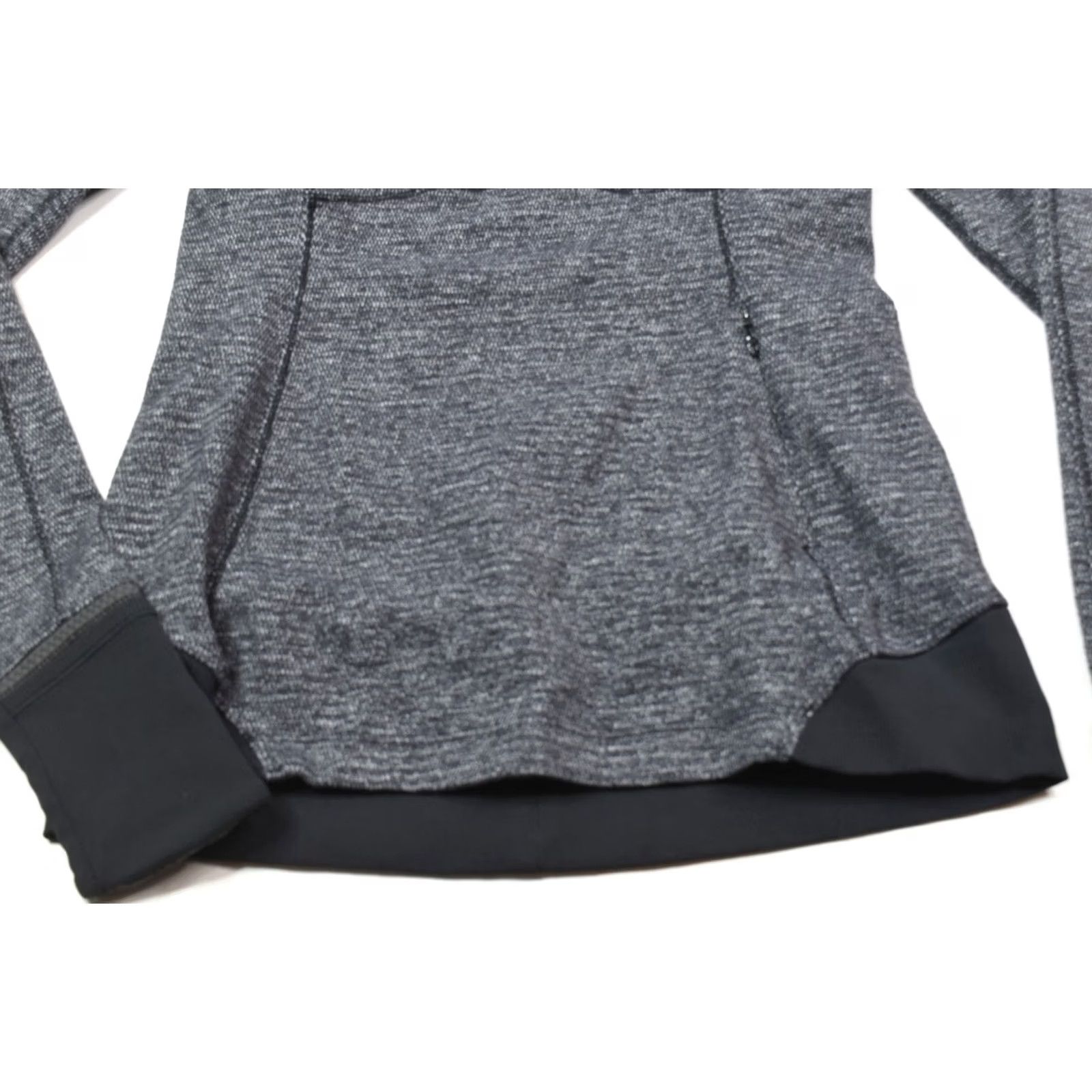 Lululemon Lululemon Runderful 1/4 Zip Top Womens Long Sleeve Pullover Yoga Black Grey N/A Size S / US 4 / IT 40 - 4 Thumbnail