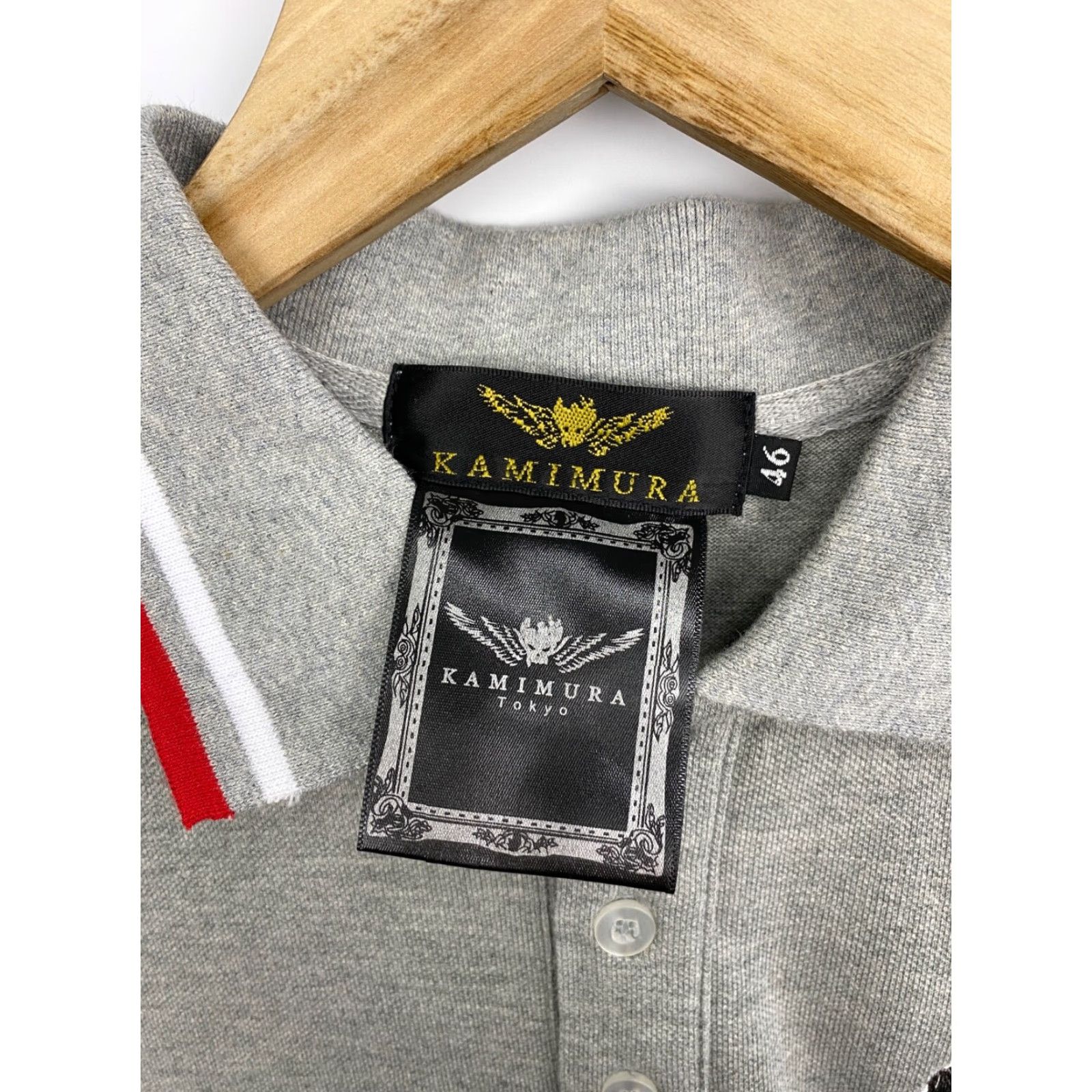 Vintage Kamimura Tokyo Polo T-Shirt Japan Style Gray 46 M Mens Vintage Nike Shirt নয় Size US XXL / EU 58 / 5 - 6 Thumbnail