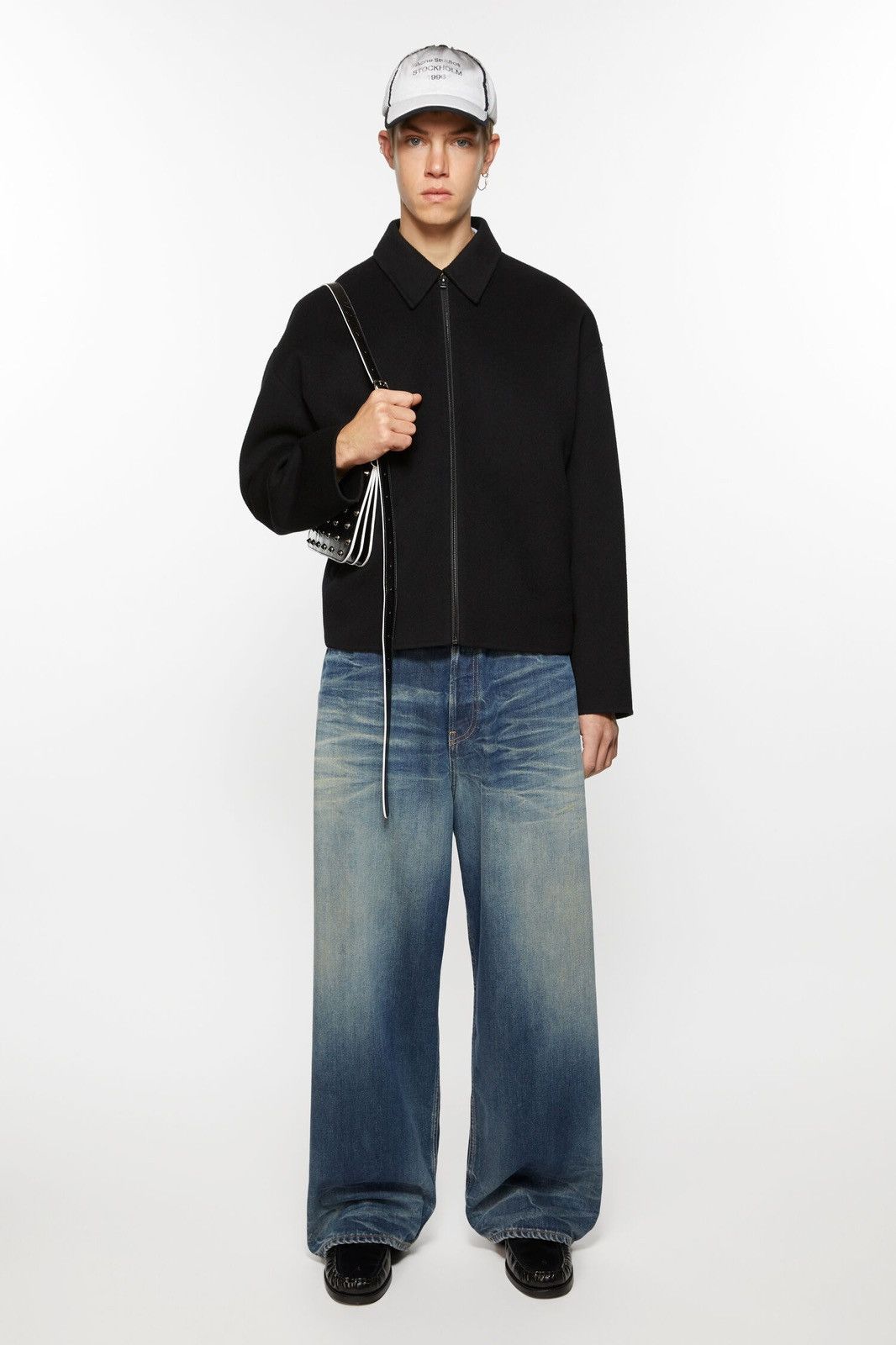 Acne Studios Acne Studios Cropped Wool Jacket Size US S / EU 44-46 / 1 - 1 Thumbnail