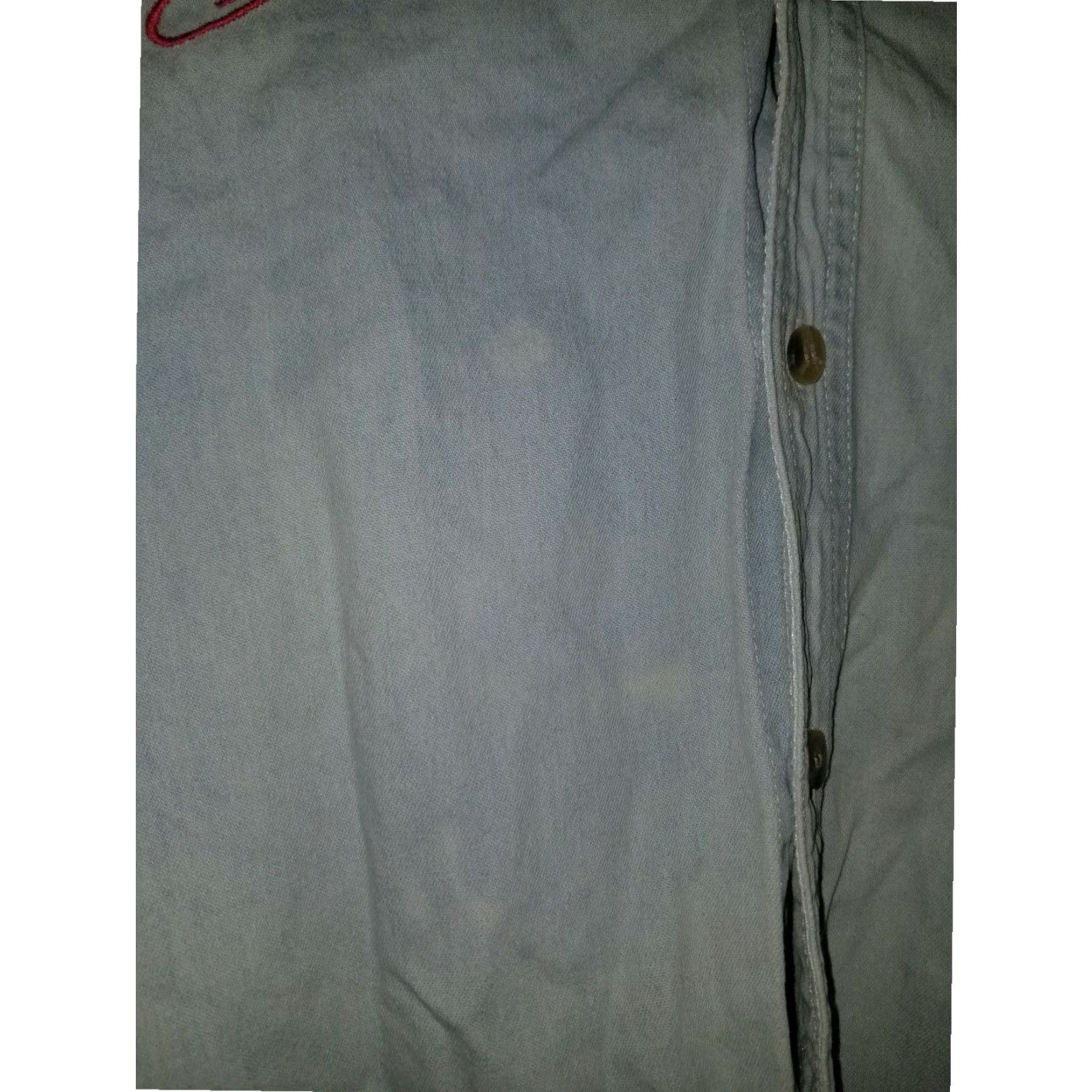 NASCAR VINTAGE All Sport Nascar Jeff Gordon Embellished Denim Button Down Long Sleeve Shirt Mens M Blue 90s Size US M / EU 48-50 / 2 - 5 Thumbnail