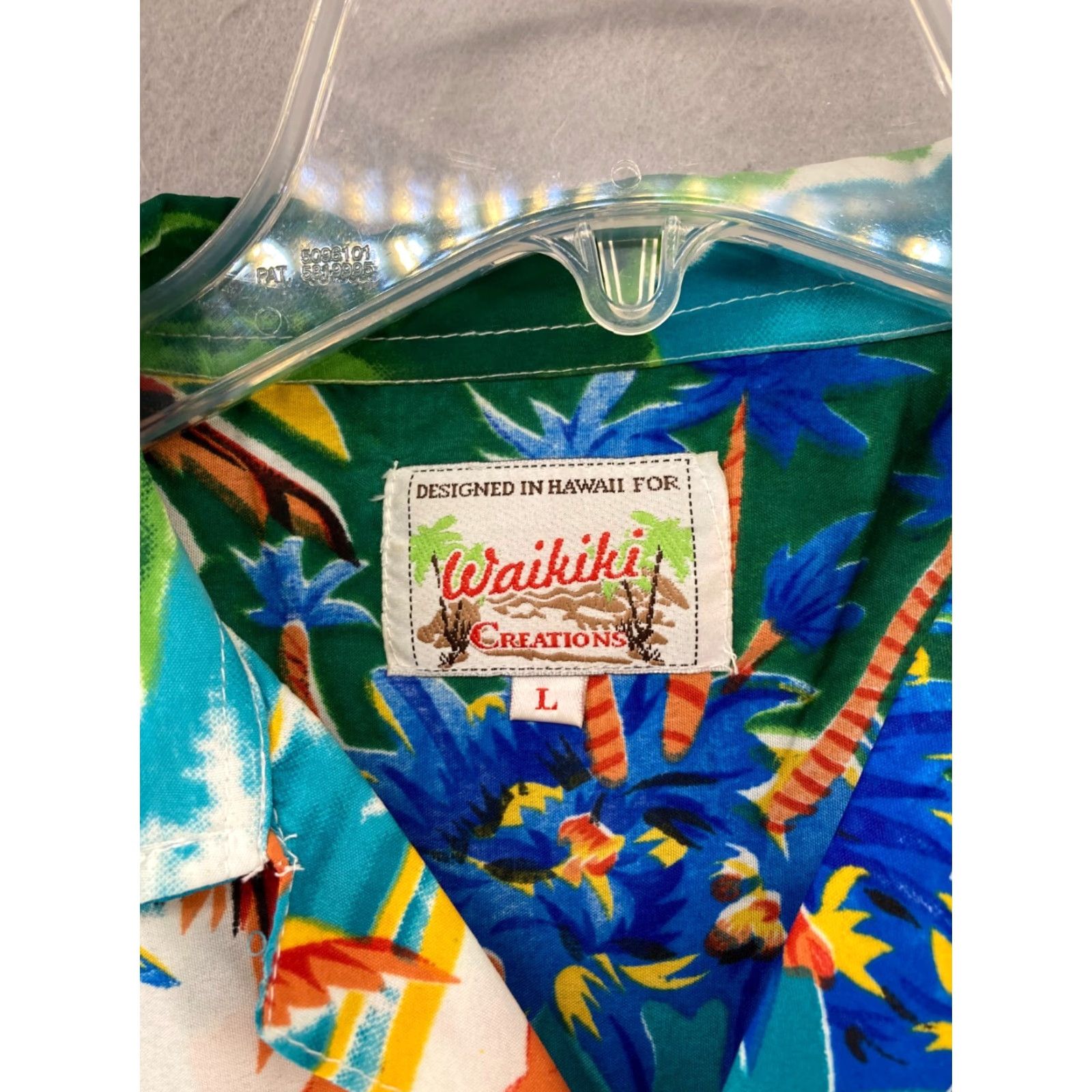 Vintage Hawaiian Shirt Waikiki Beach Floral Size US L / EU 52-54 / 3 - 5 Thumbnail