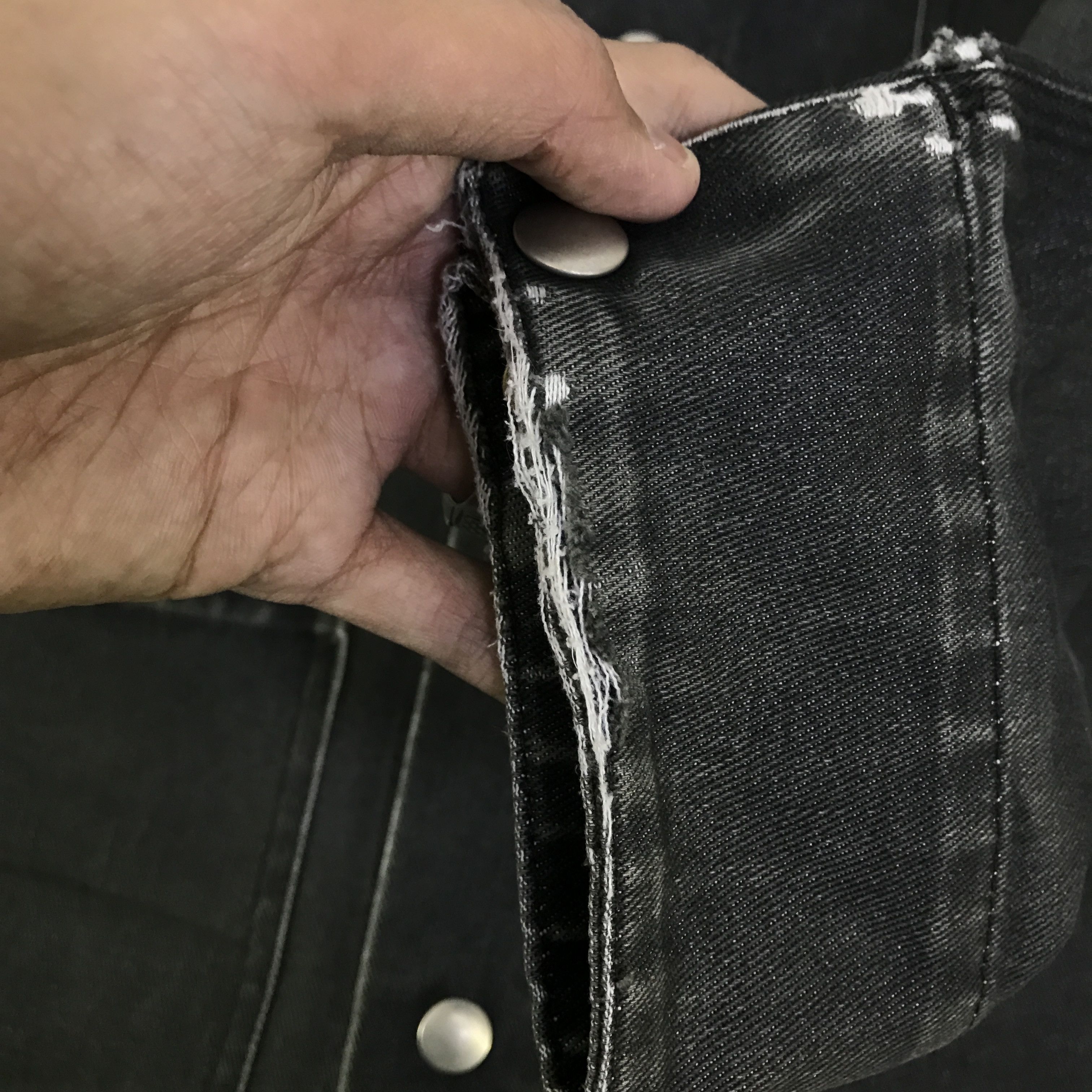A.P.C. Vintage A.P.C Denim Faded distressed Jacket K115B12 Size US L / EU 52-54 / 3 - 9 Thumbnail
